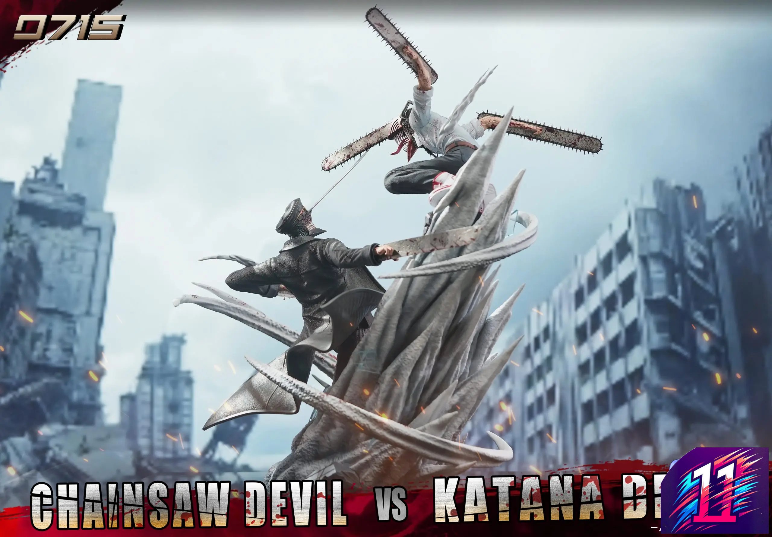 0715 Studio - Denji vs Devil of the Knife Chainsaw Man
