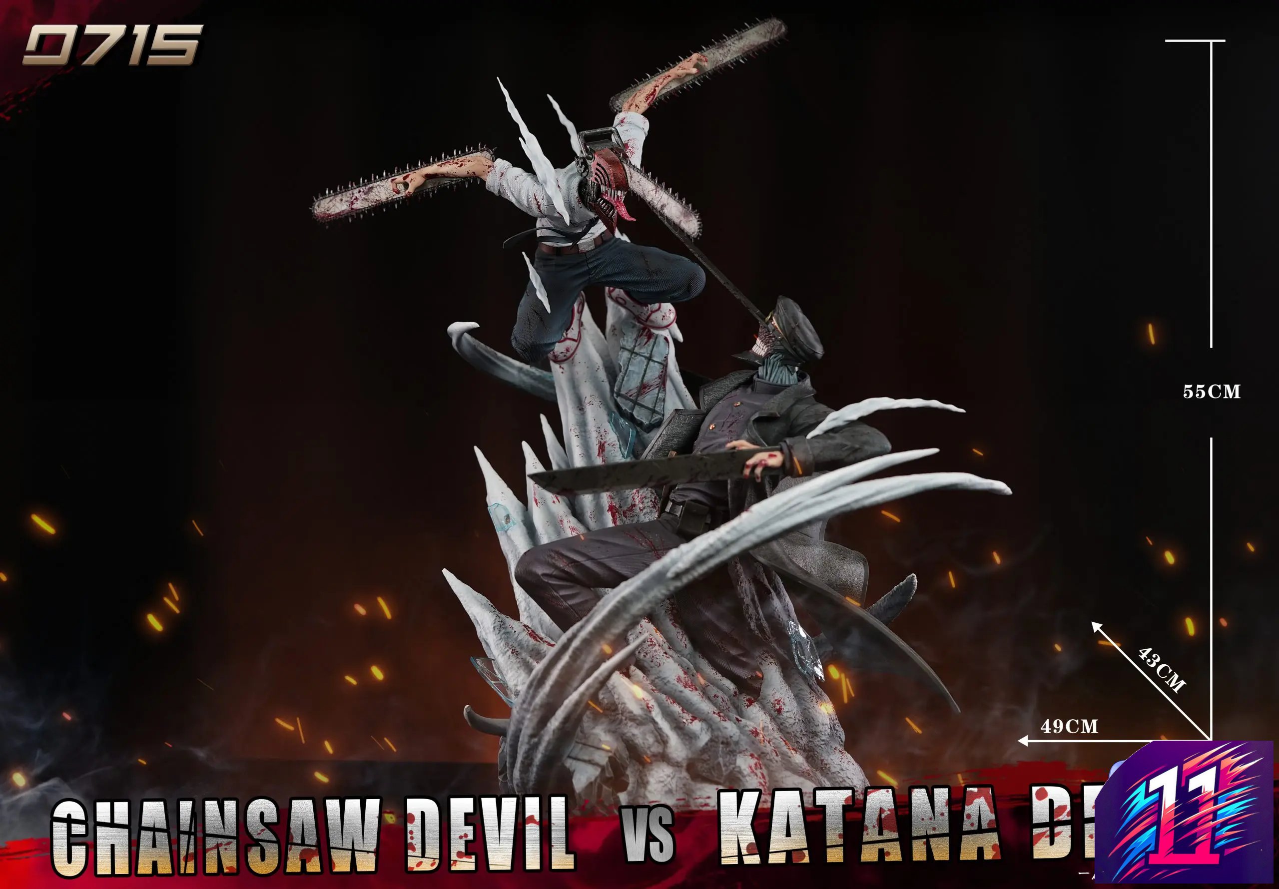 0715 Studio - Denji vs Devil of the Knife Chainsaw Man