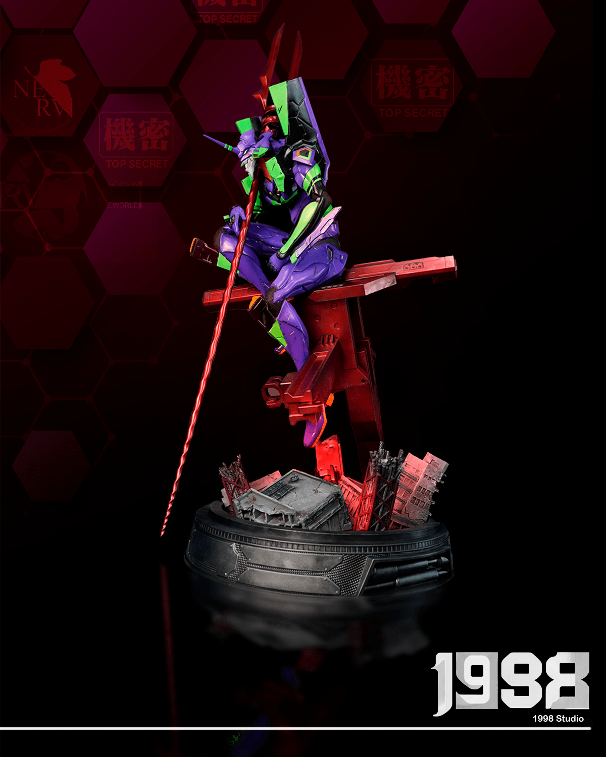 メーカー直売 - 人気ランキング 1998 Studio Unit-01 EVA END Evangelion Genesis Neon – コミック・アニメ