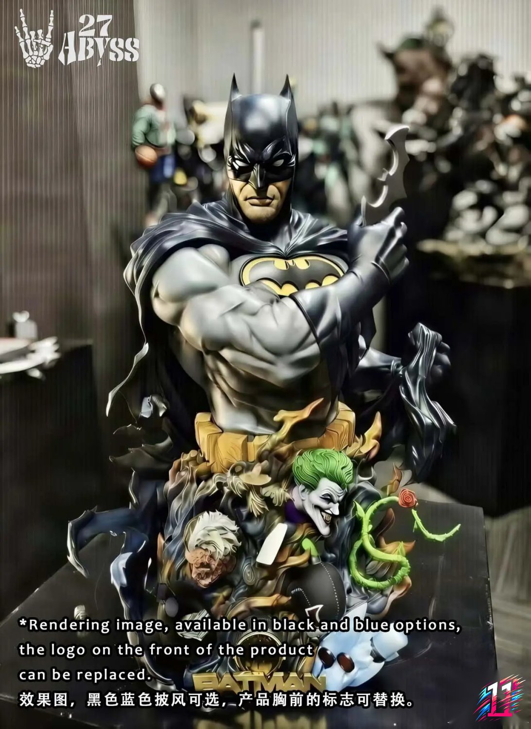 27abyss Studio - Batman Bust DC Comics
