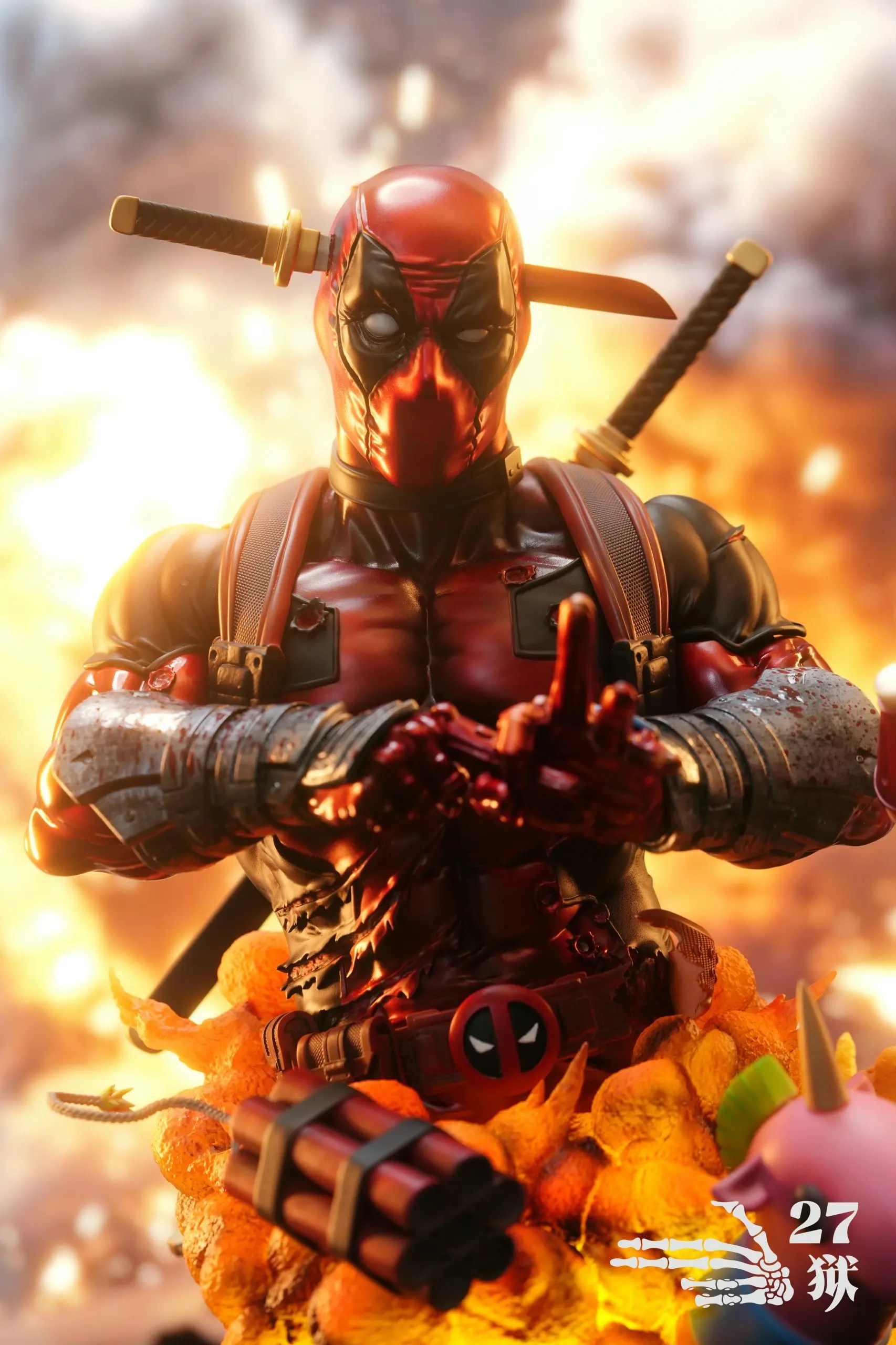 27abyss Studio - Marvel 1/3 Scale Bust Series Deadpool