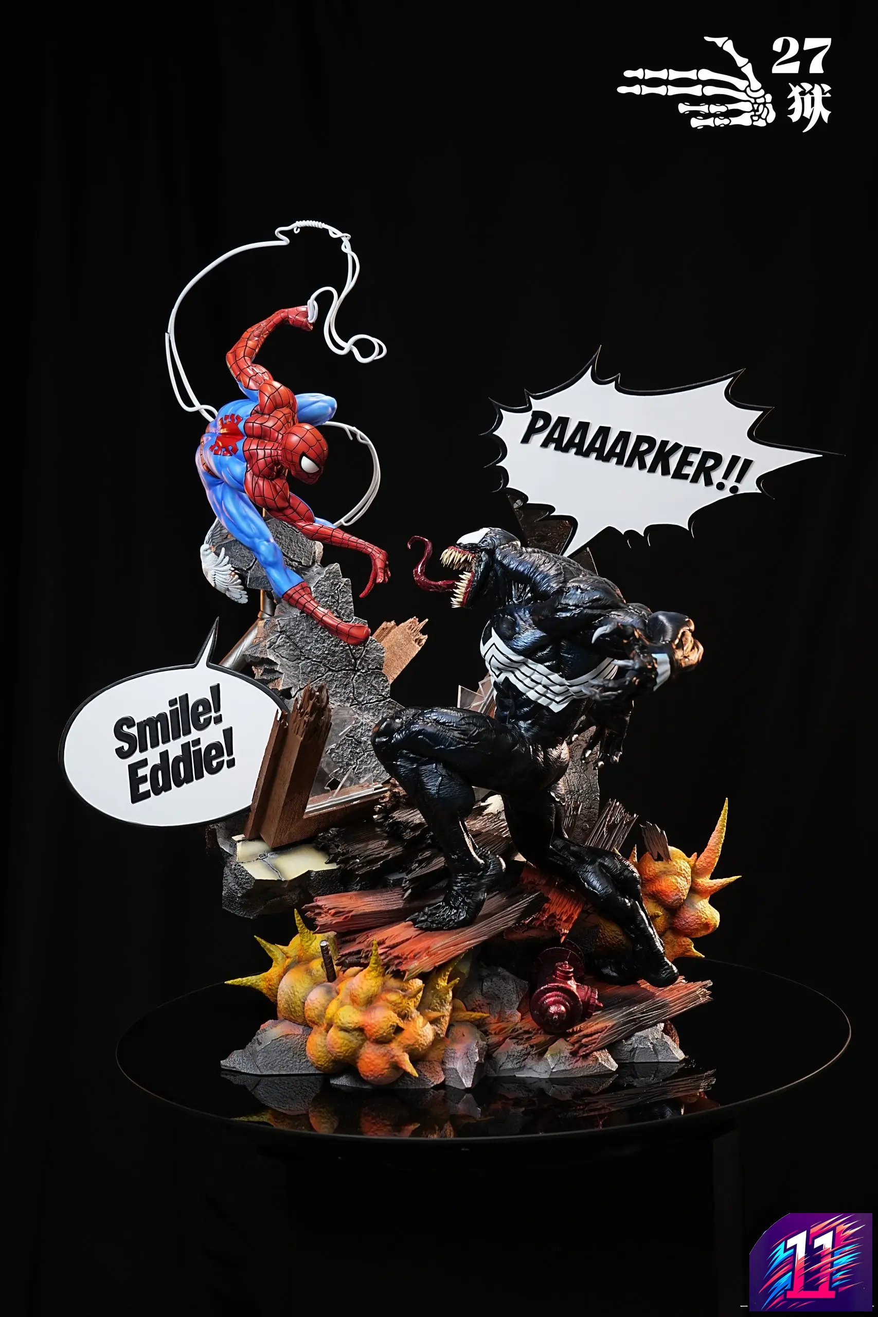 27abyss Studio - Spider-Man vs. Venom Battle Scene Marvel