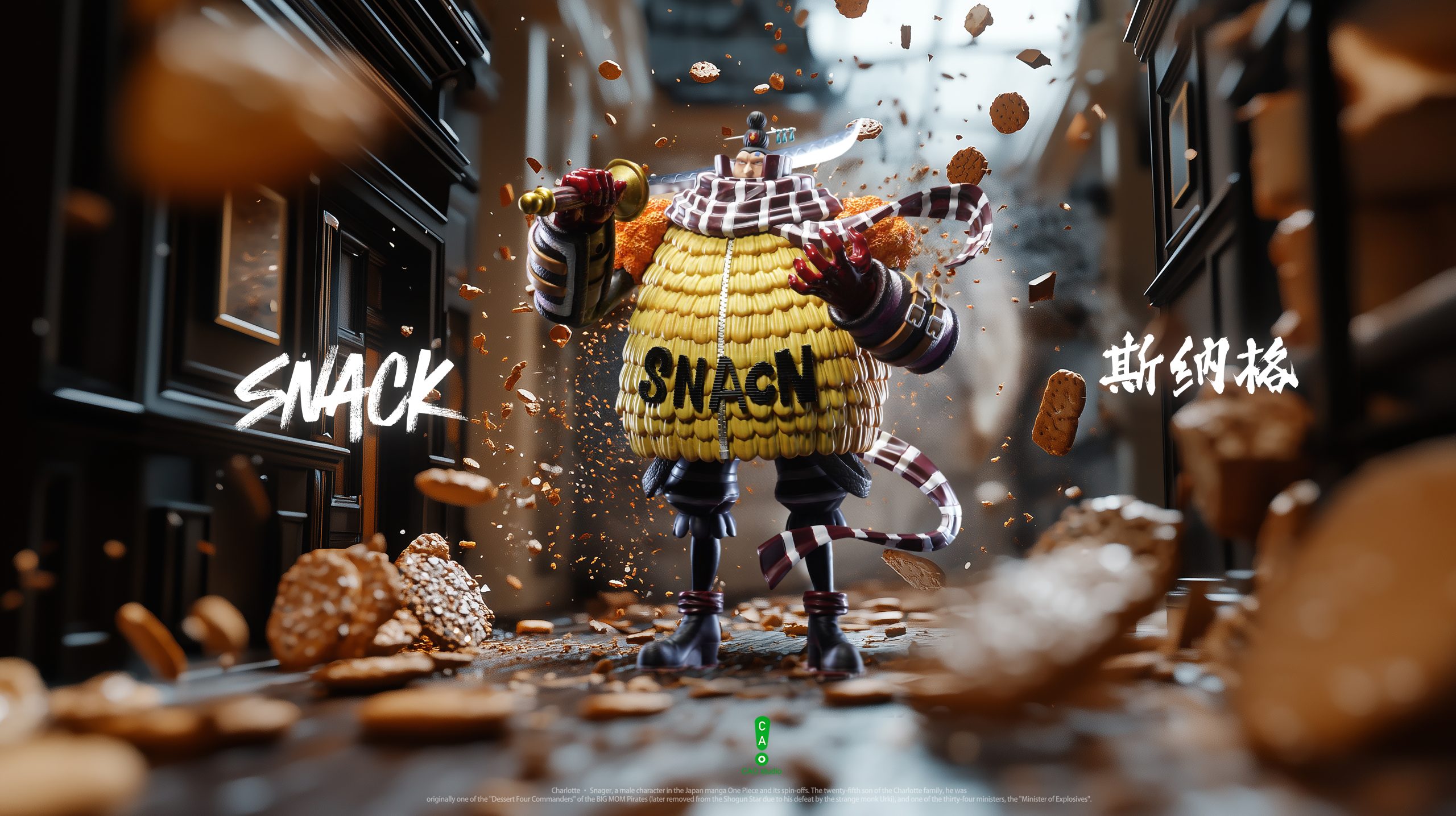 CAO Studio - One Piece Four Emperors big mom popmax Charlotte Snack