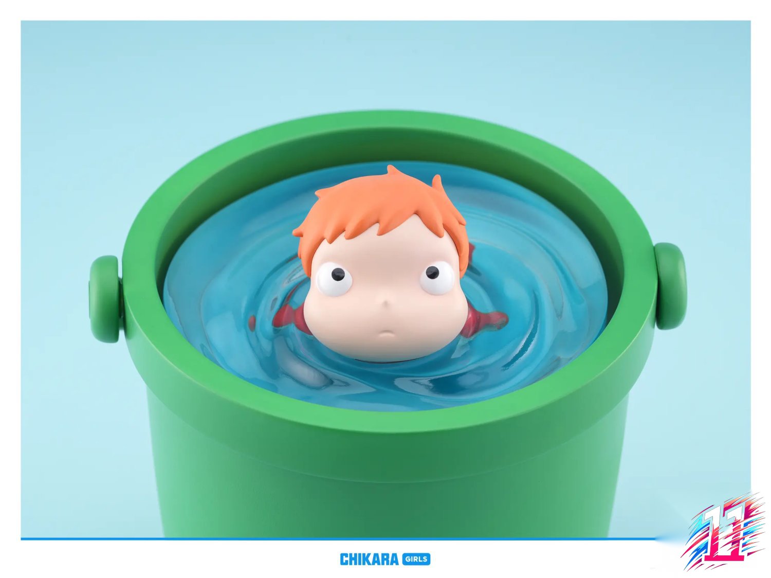 CHIKARA Studio - Desktop Series 1/1 Ponyo in a Bucket Ponyo on the Cliff
