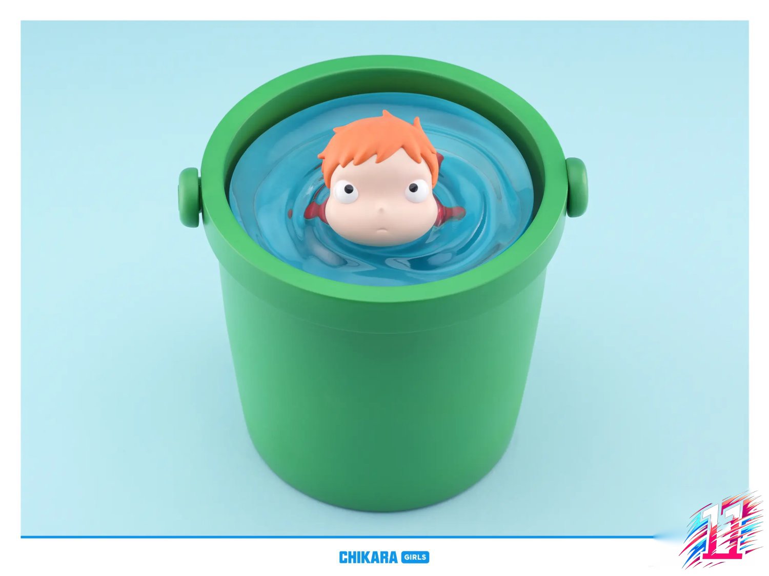 CHIKARA Studio - Desktop Series 1/1 Ponyo in a Bucket Ponyo on the Cliff