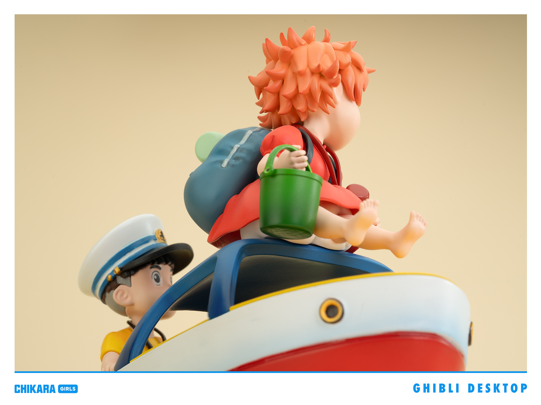 CHIKARA Studio - Ponyo on the Cliff Desktop Series Ponyo on the Cliff