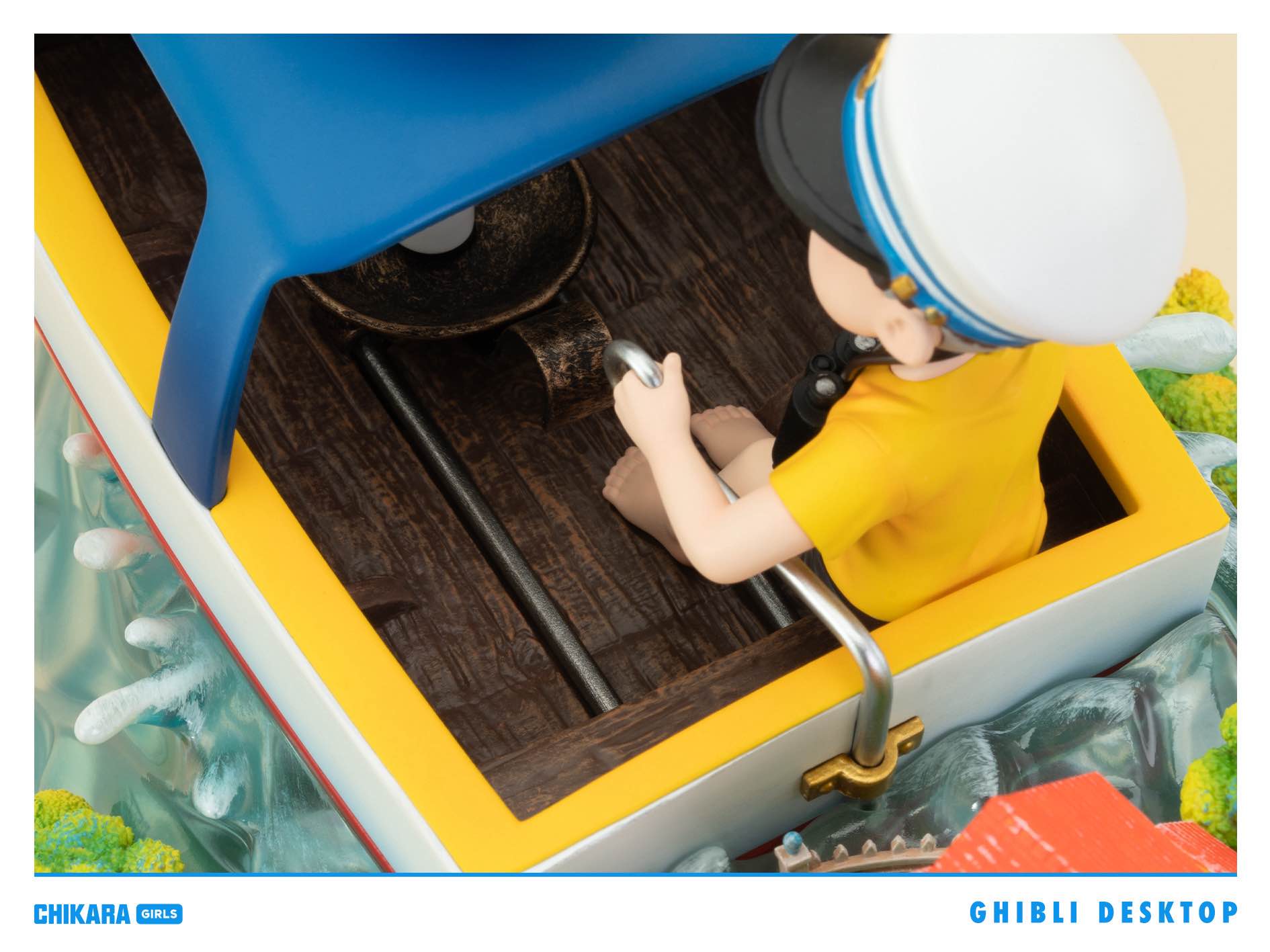 CHIKARA Studio - Ponyo on the Cliff Desktop Series Ponyo on the Cliff