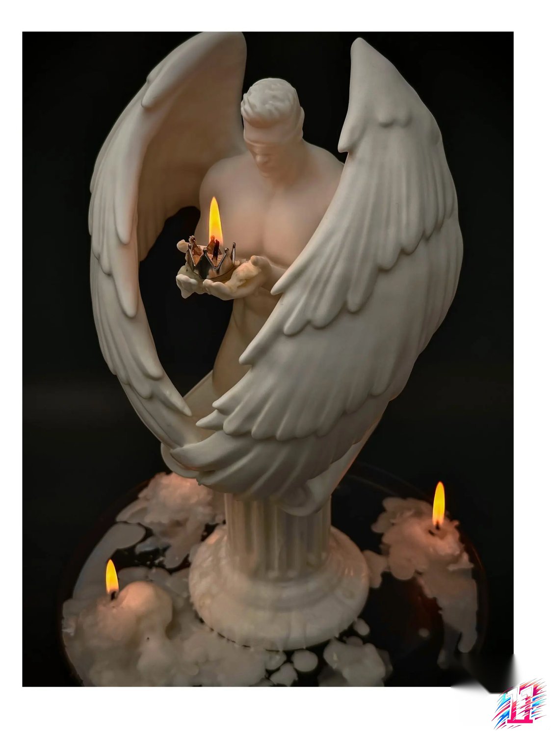 CHOC STUDIO - HOPE PORCELAIN CARVED CANDLE HOLDER SET (Licensed)