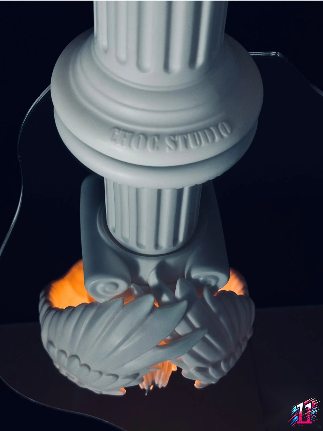 CHOC STUDIO - HOPE PORCELAIN CARVED CANDLE HOLDER SET (Licensed)