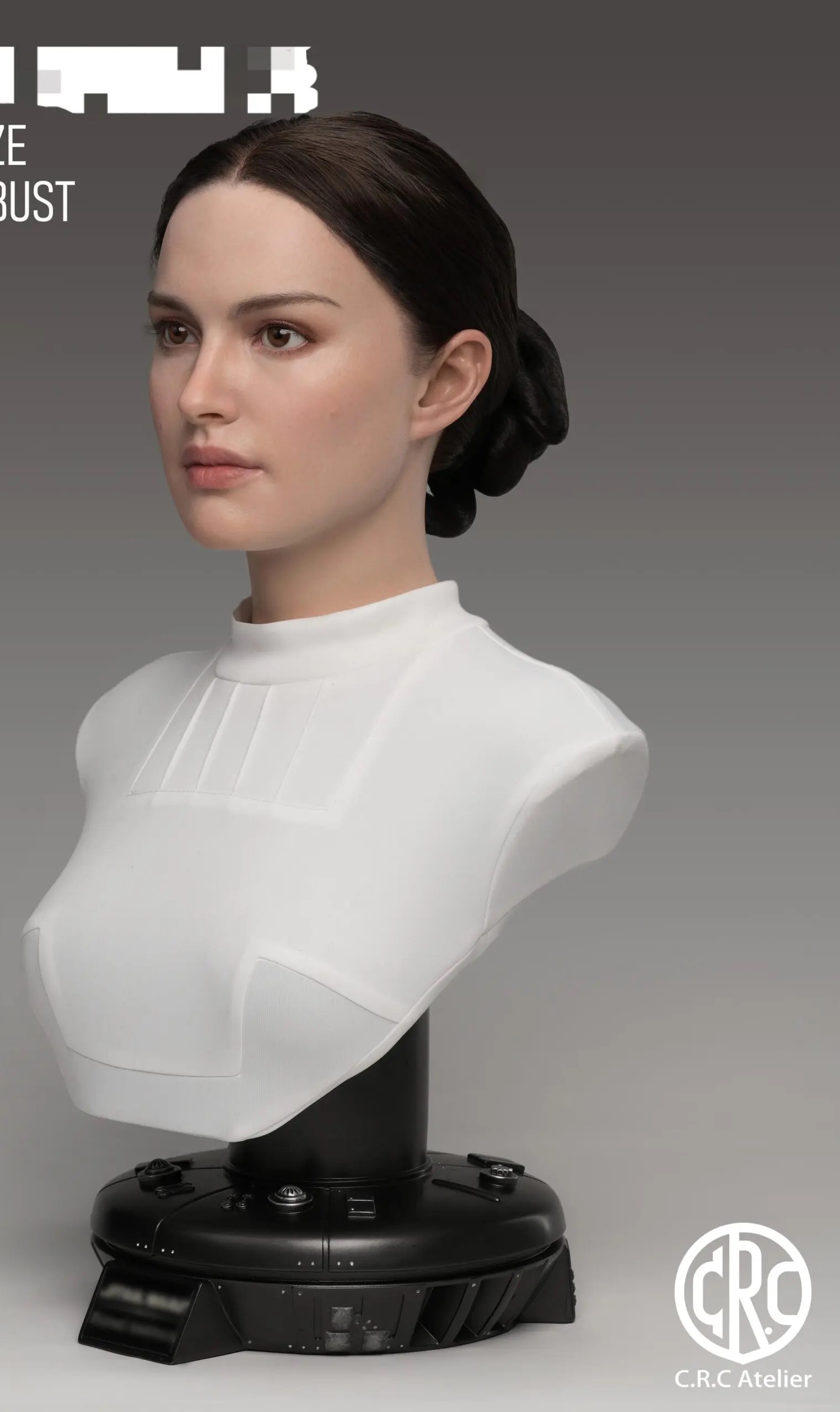C.R.C Atelier Studio - Natalie Portman Lifesize Silicone Bust Superstar