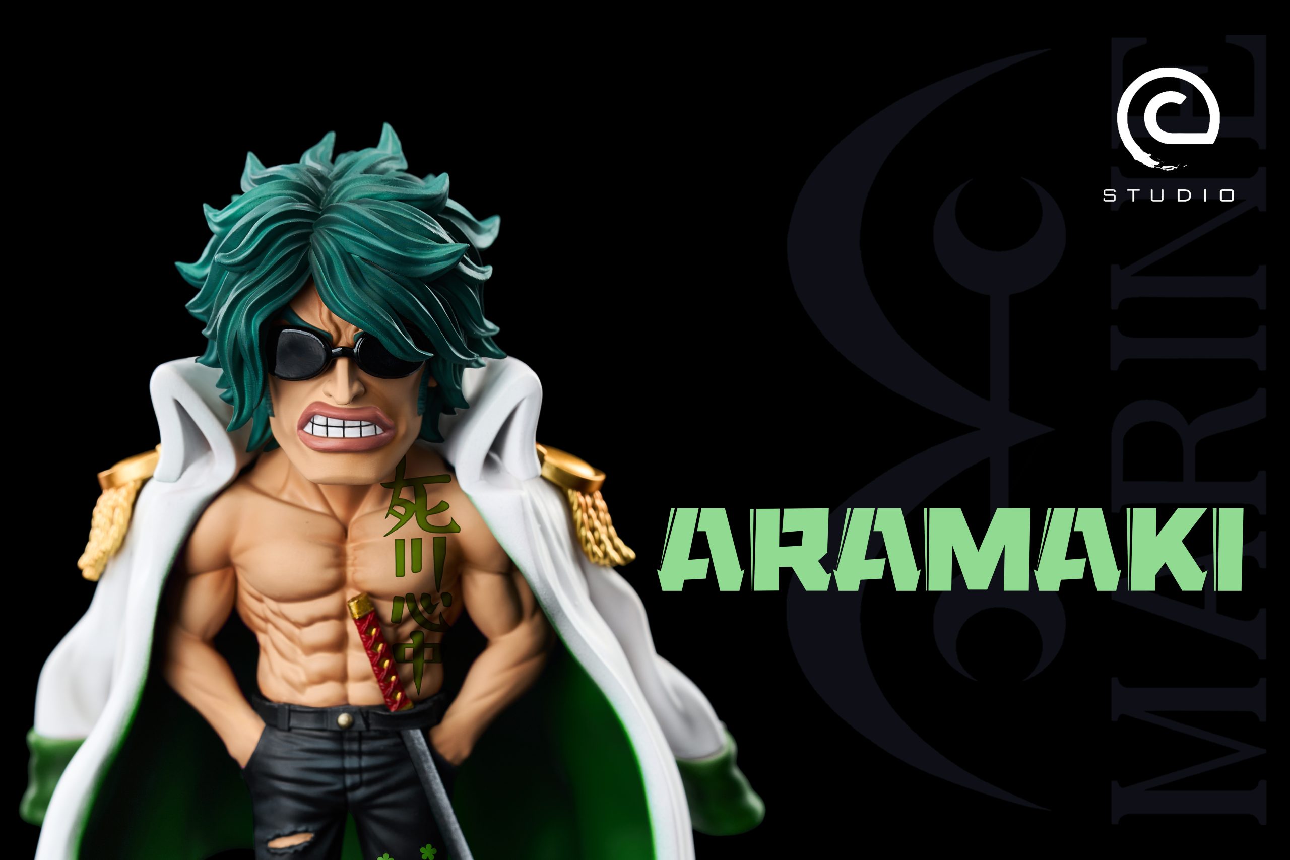 C Studio - One Piece Navy Series Admiral Green Bull Aramaki