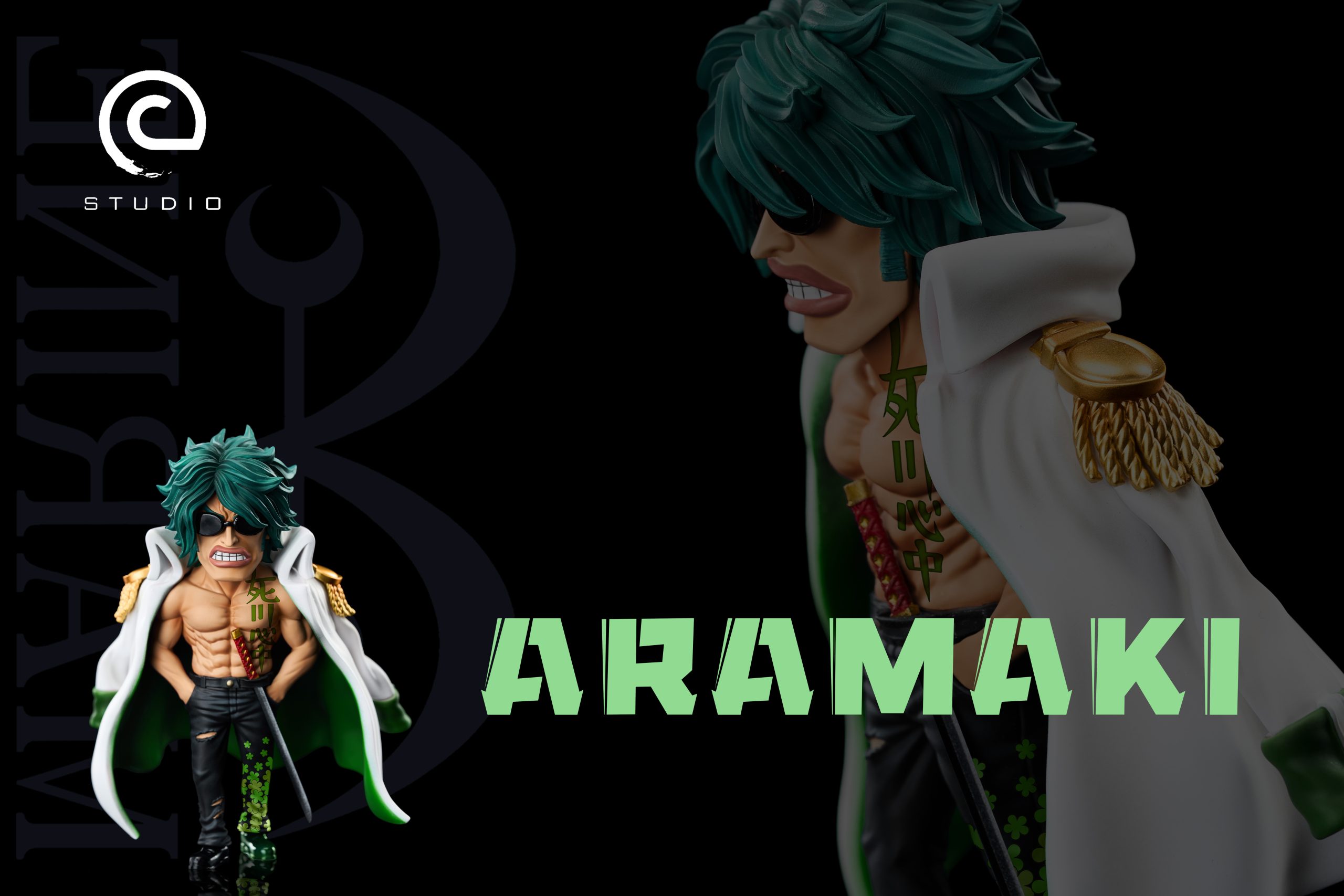 C Studio - One Piece Navy Series Admiral Green Bull Aramaki