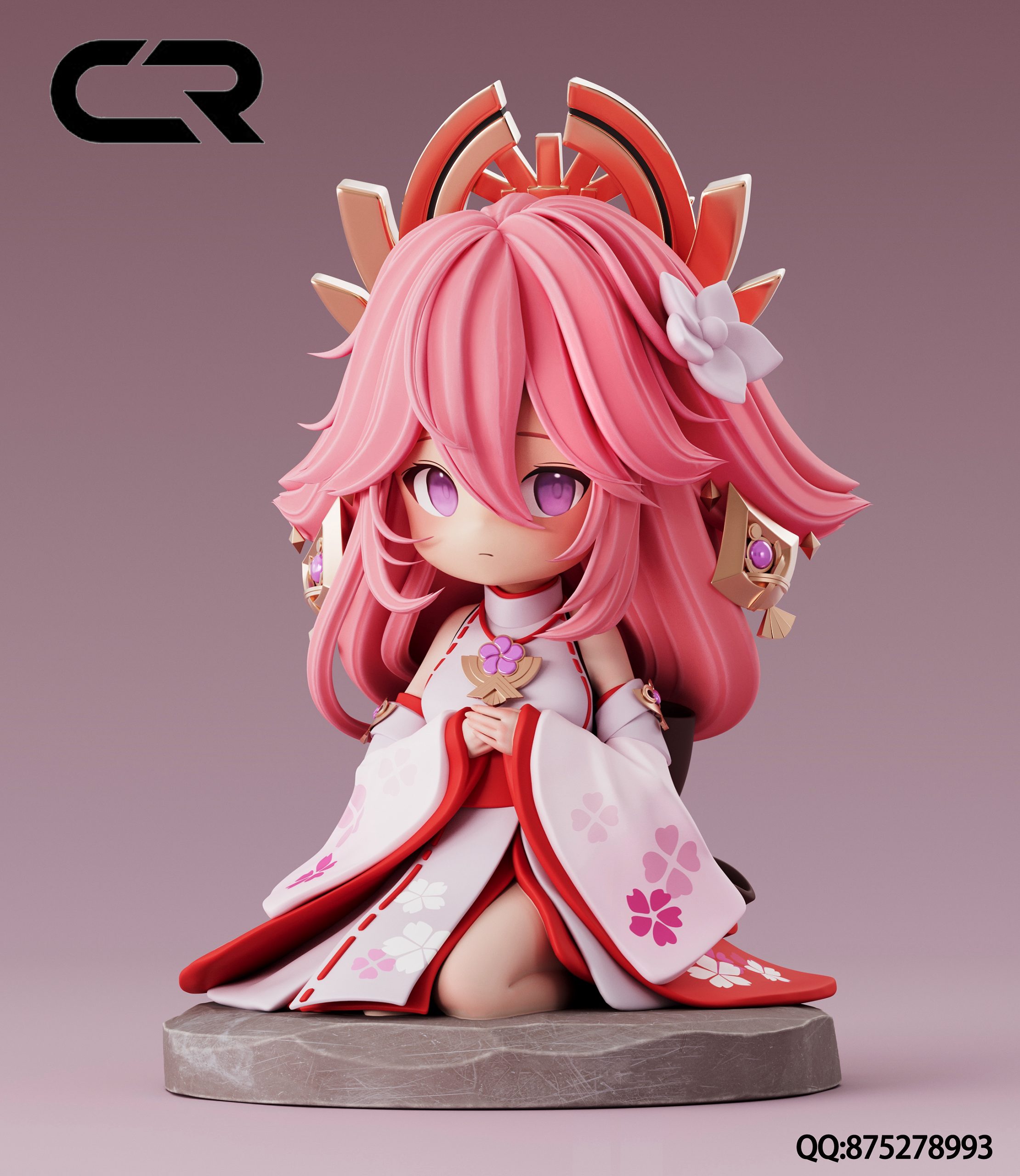 Genshin Impact Q version Yae Miko