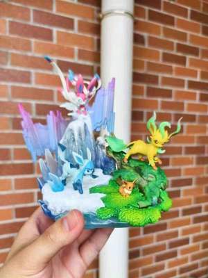 Collection Hall Studio - Pokemon Glaceon & Leafeon & Sylveon Collection Hall Studio - Pokemon Glaceon & Leafeon & Sylveon