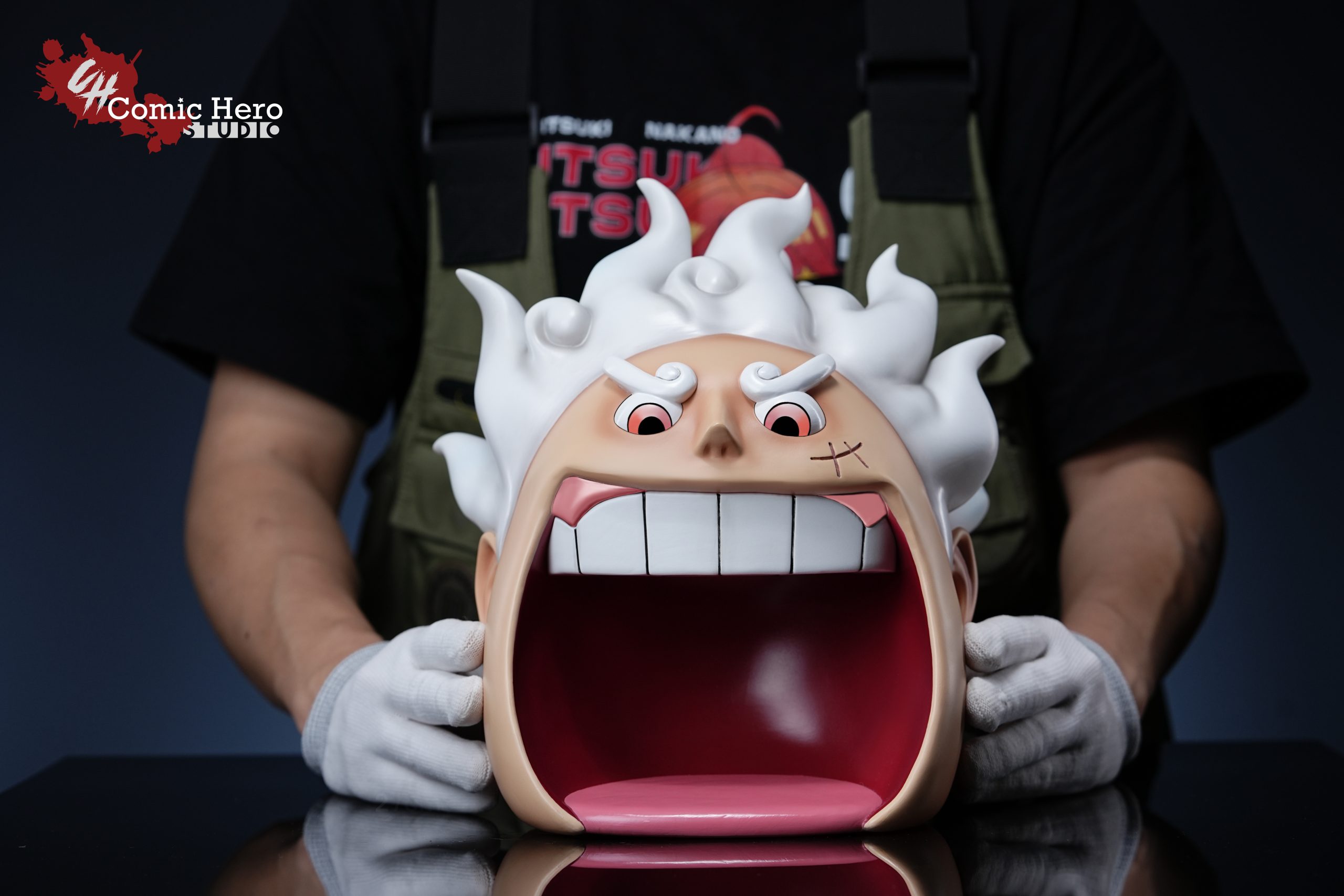 Comic Hero Studio - One Piece Desktop Ornament Big Head Nika Luffy