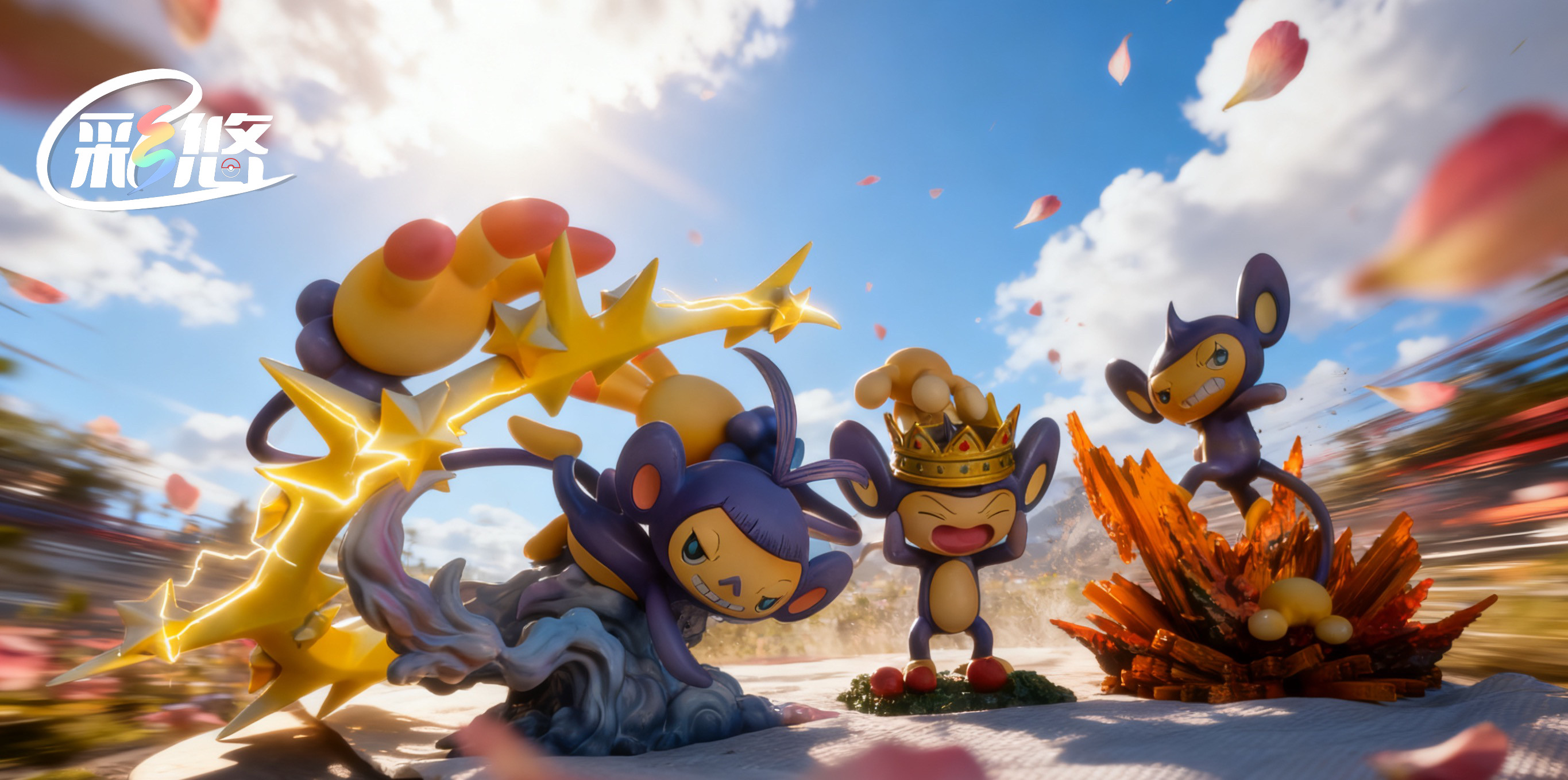 Cai You Studio - Aipom Evolution Set Pokémon
