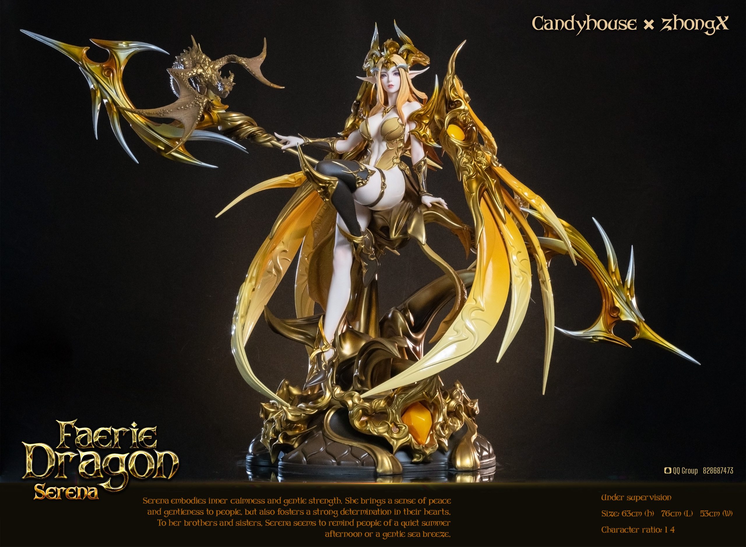Candy House Studio - Original Faerie Dragon Serena (Licensed)