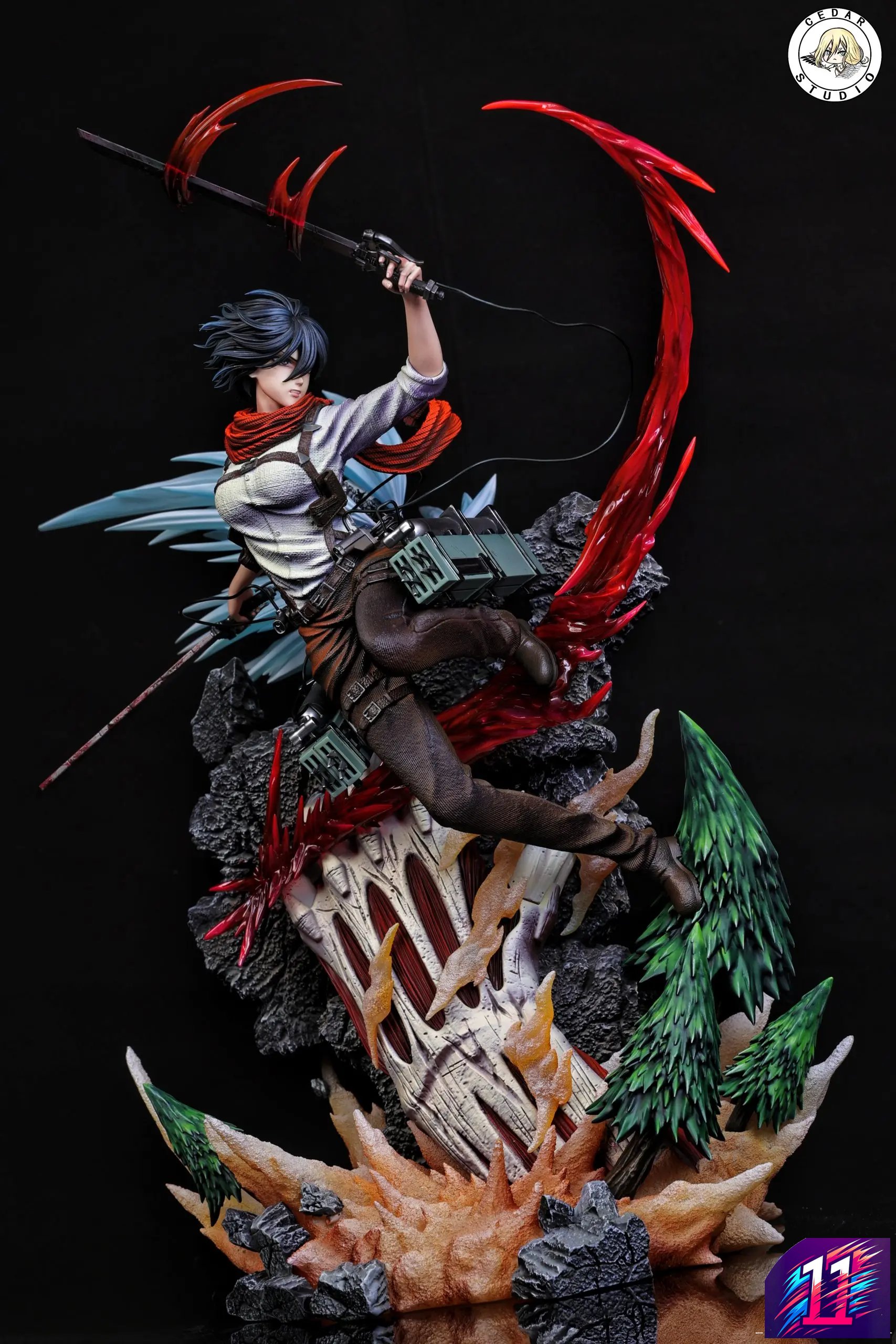 Cedar Studio - Mikasa Ackerman Attack on Titan