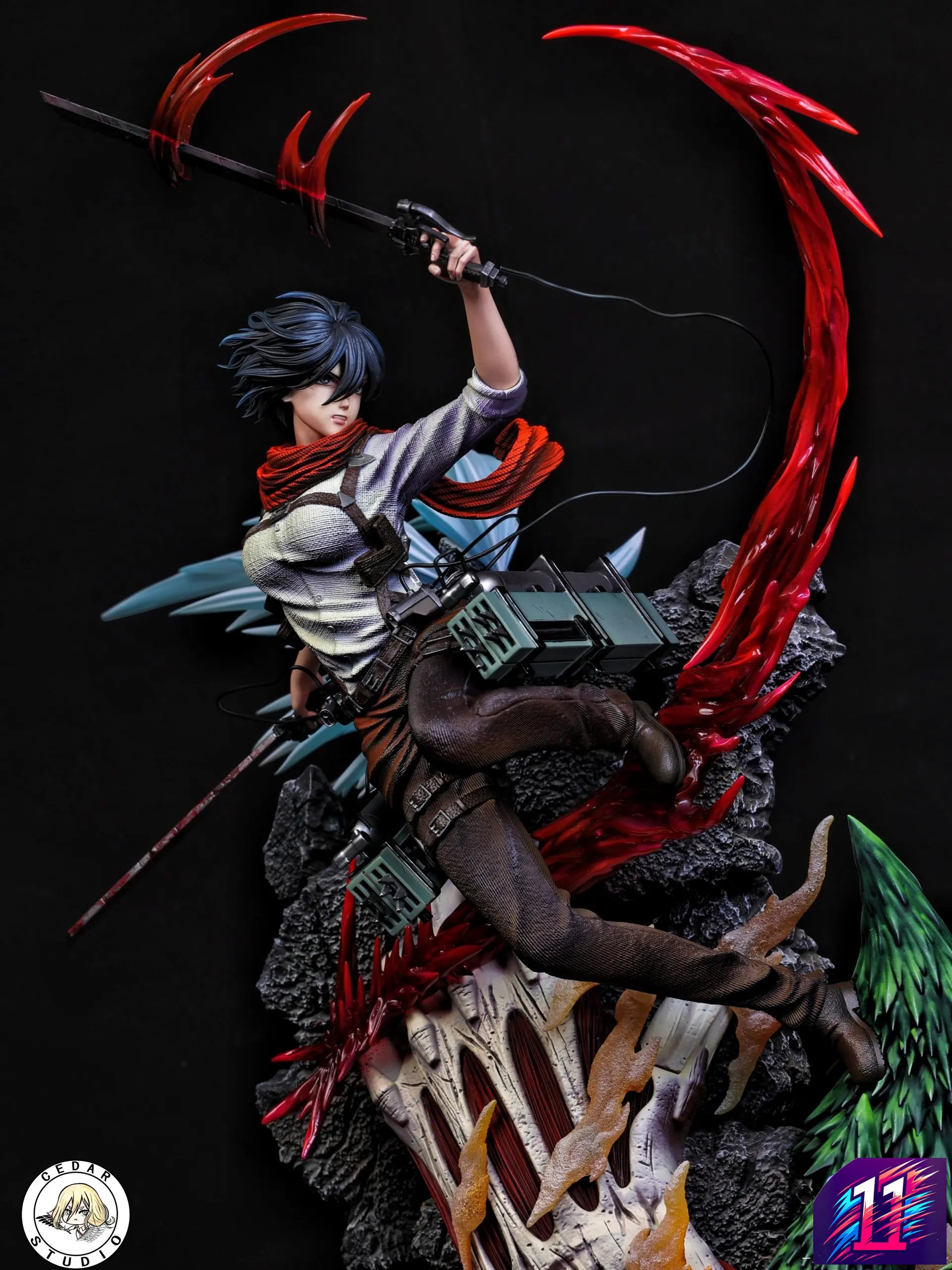 Cedar Studio - Mikasa Ackerman Attack on Titan