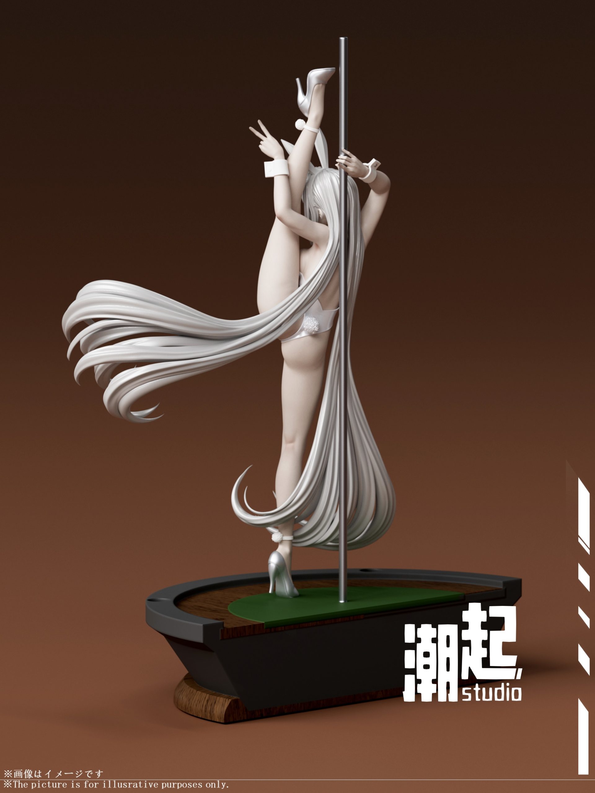 Chao Qi Studio - Black and White Rabbit