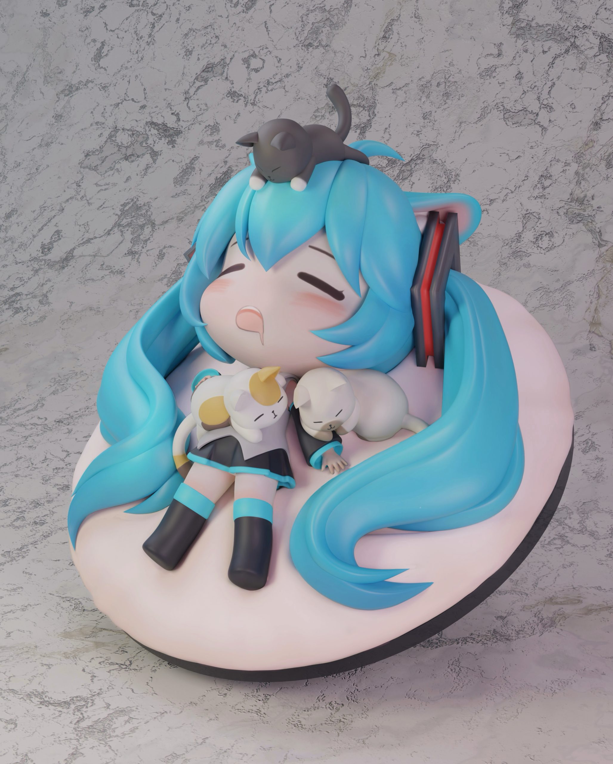 Chao She Studio - Project Sekai Cat Hatsune Miku
