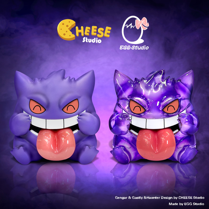 Cheese Studio & Egg Studio - Pok??mon Gengar Jenga & Gengar Makes Faces