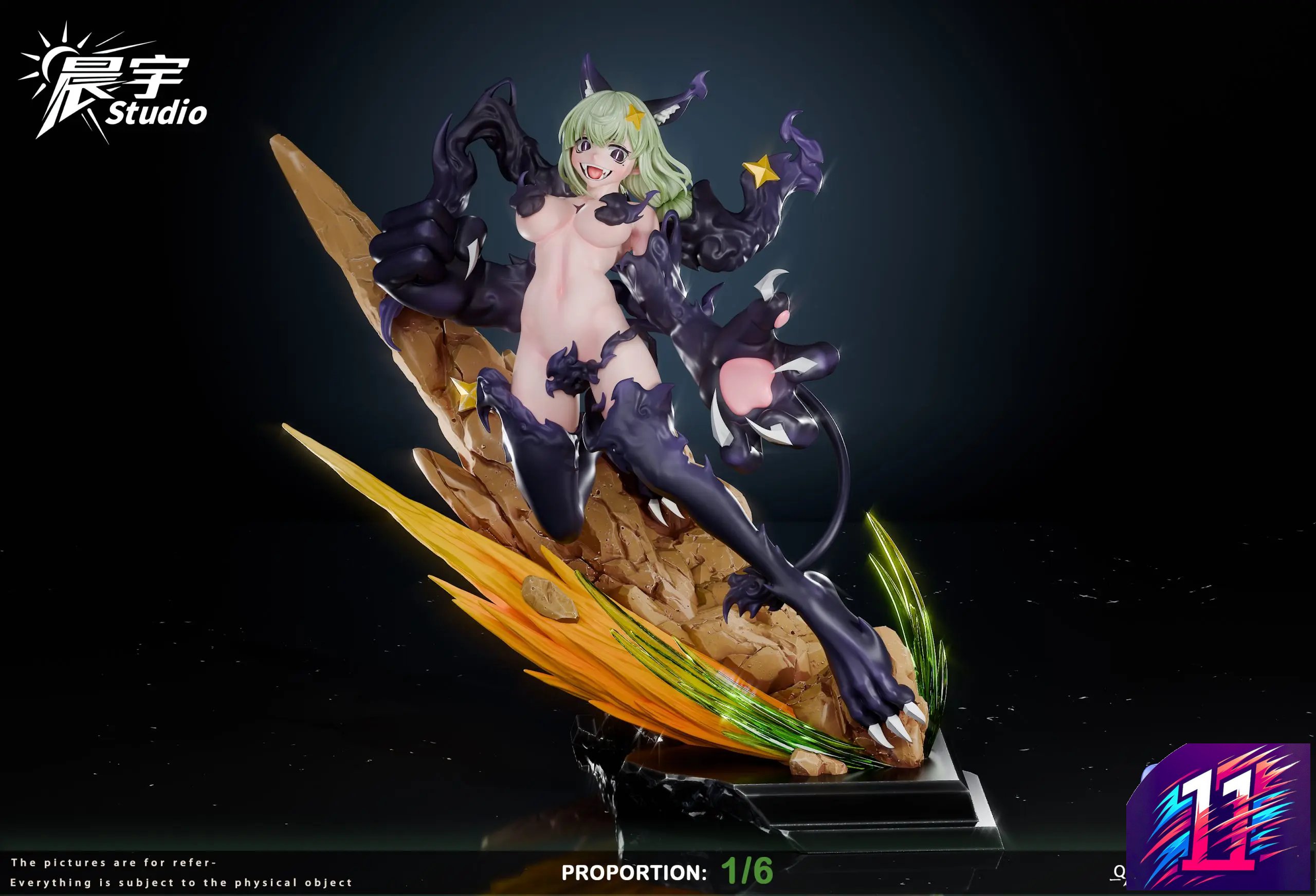 Chen Yu Studio - Magical Girls Series #01 Kiwi Araga Gushing over Magical Girls