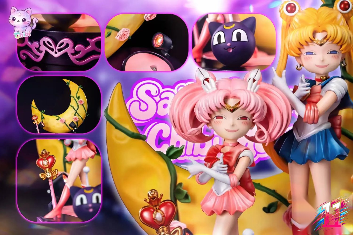 Chibi Studio - Sailor Moon X Sailor Chibi Moon Sailor Moon