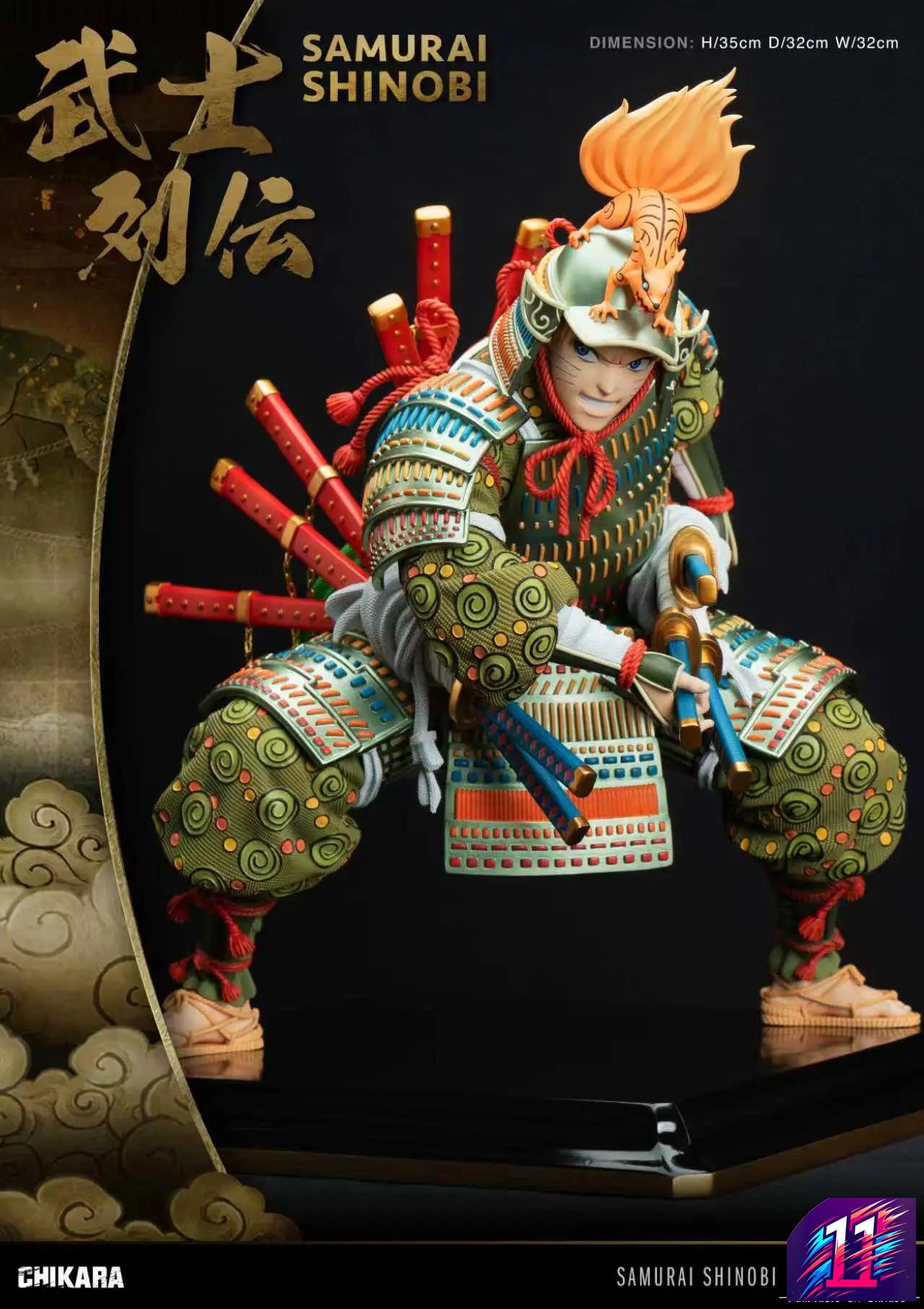 Chikara Studio - Nine tail Samurai Naruto