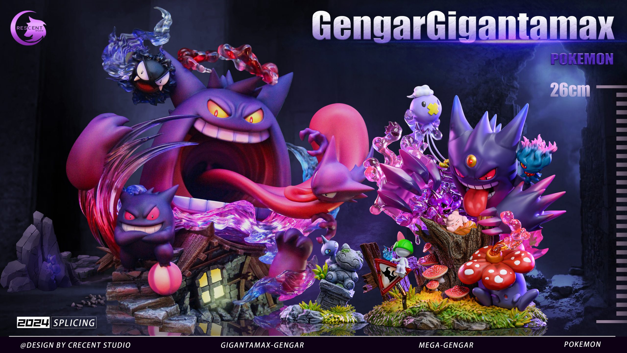 Crescent Studio - Pok??mon MEGA Gengar Clefairy%27s Nightmare