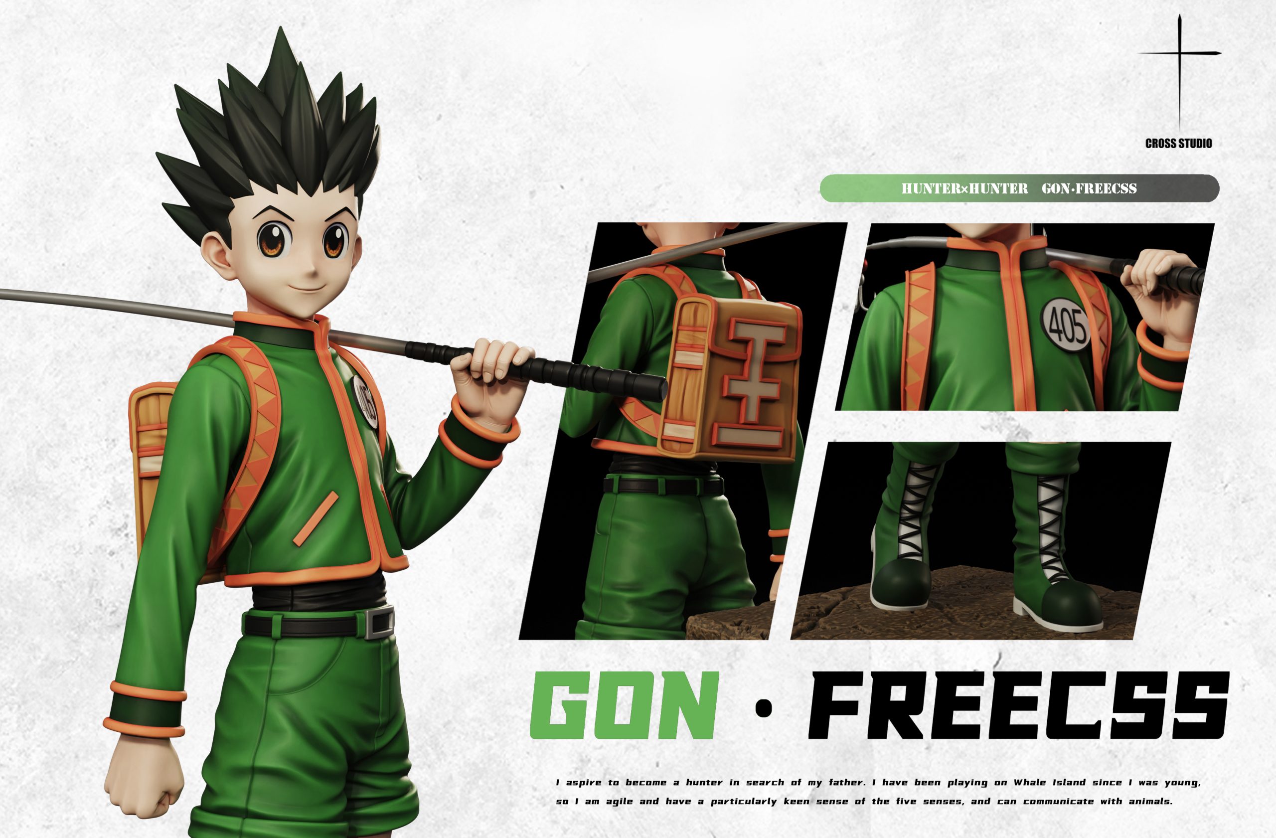 Cross Studio - Hunter x Hunter Fishing Rod Gon Freecss