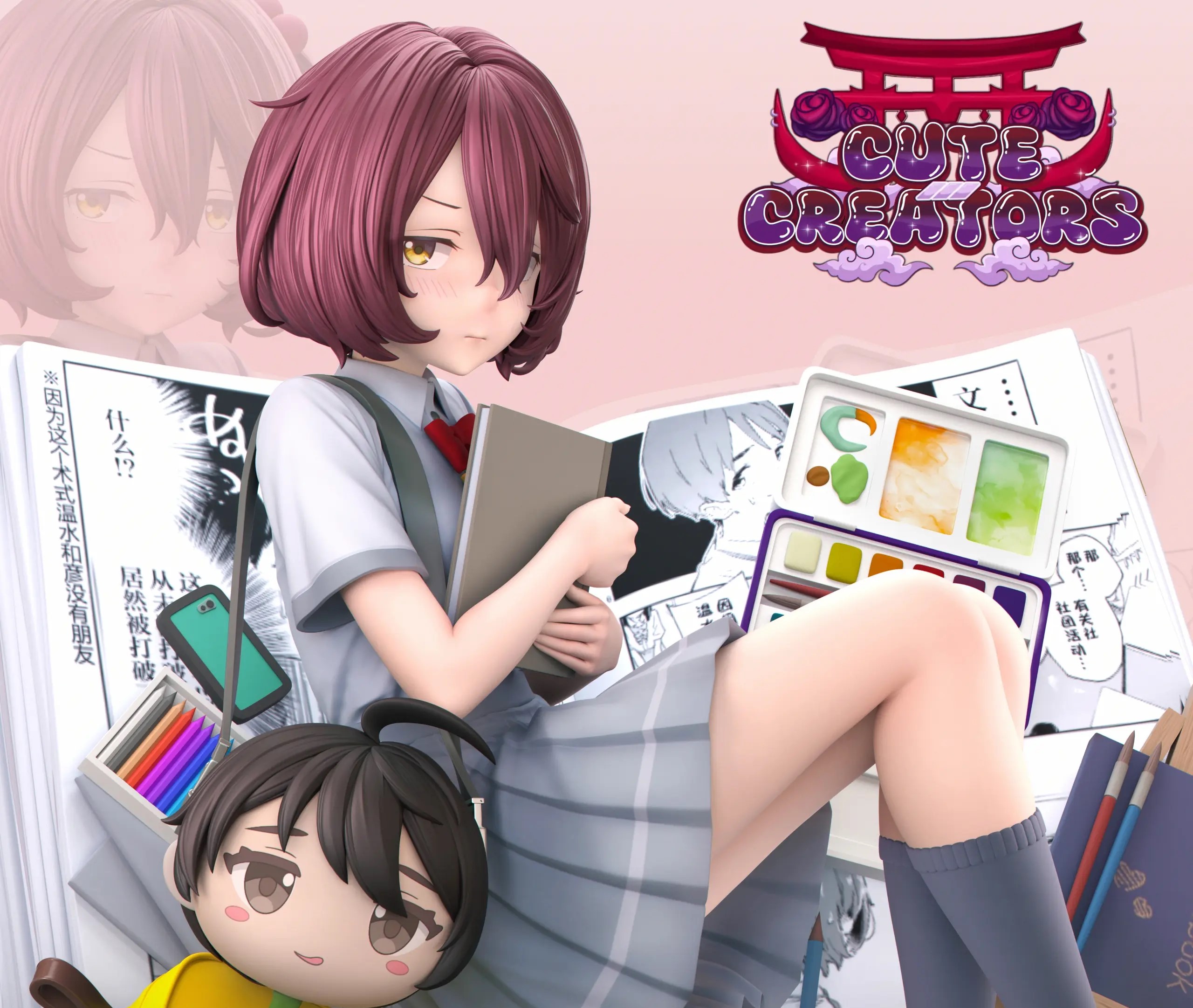 Cute Creators Studio - Komari Chika Too Many Losing Heroines!