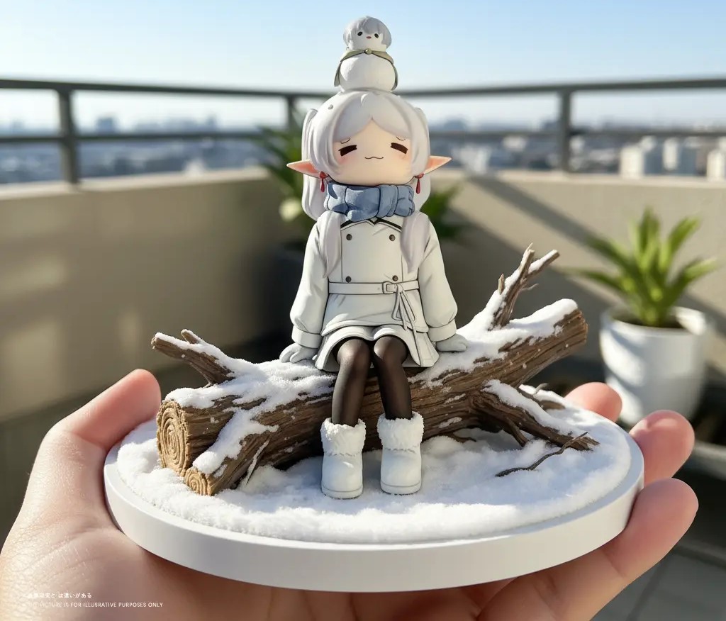 ANM Studio x Nuo Mi Studio - Desktop Series Snow Frieren Frieren: Beyond Journey%27s End