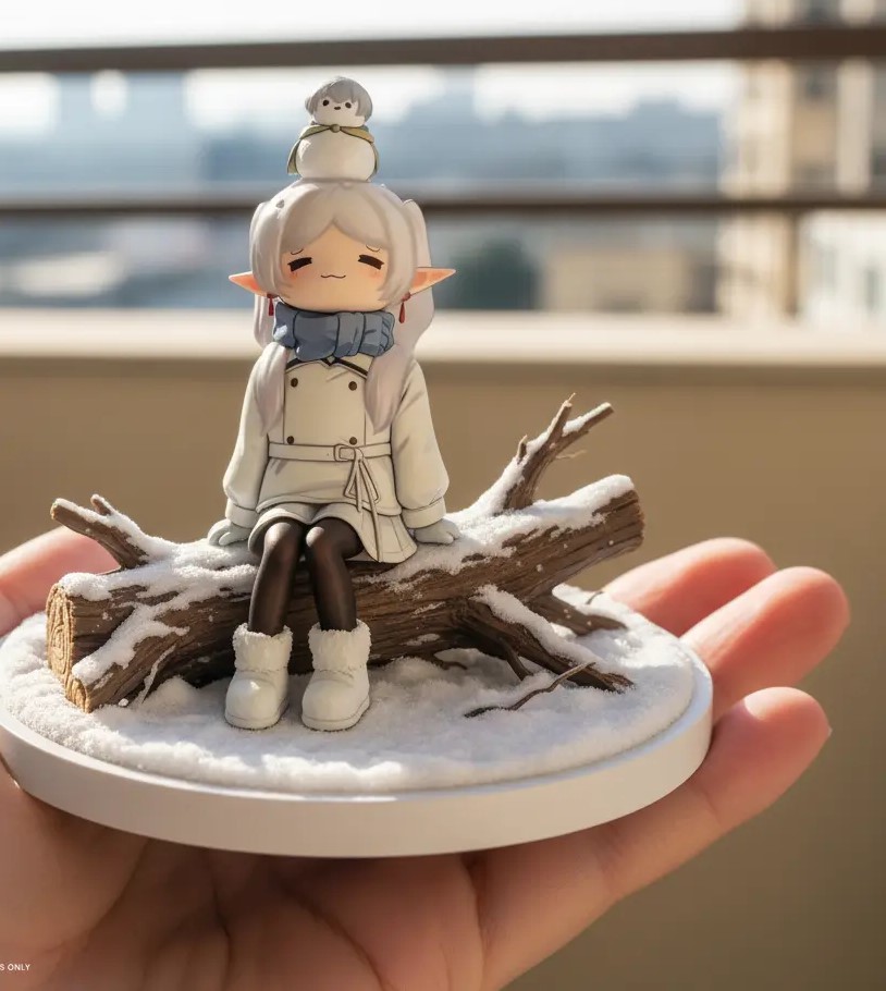 ANM Studio x Nuo Mi Studio - Desktop Series Snow Frieren Frieren: Beyond Journey%27s End