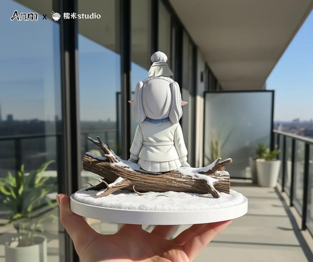 ANM Studio x Nuo Mi Studio - Desktop Series Snow Frieren Frieren: Beyond Journey%27s End