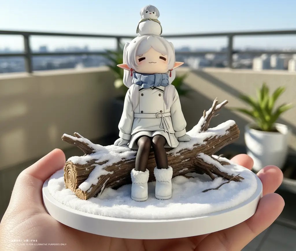 ANM Studio x Nuo Mi Studio - Desktop Series Snow Frieren Frieren: Beyond Journey%27s End