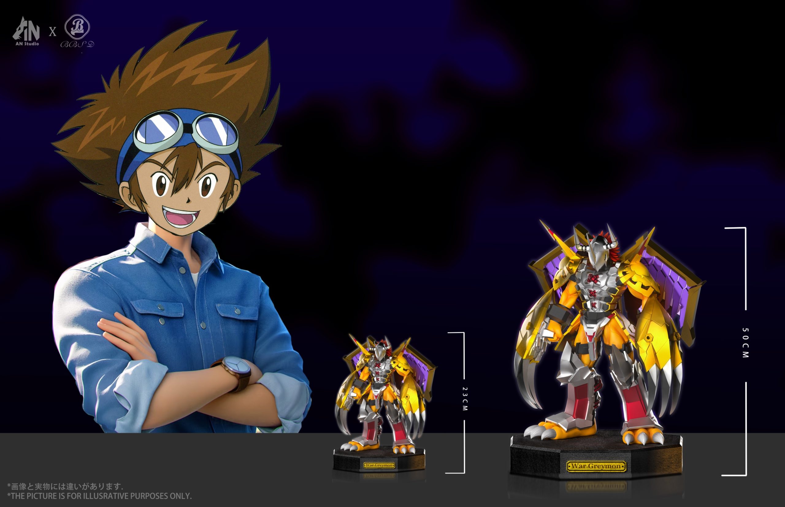 AN Studio & BBSD Studio - Digimon War Greymon & Black War Greymon