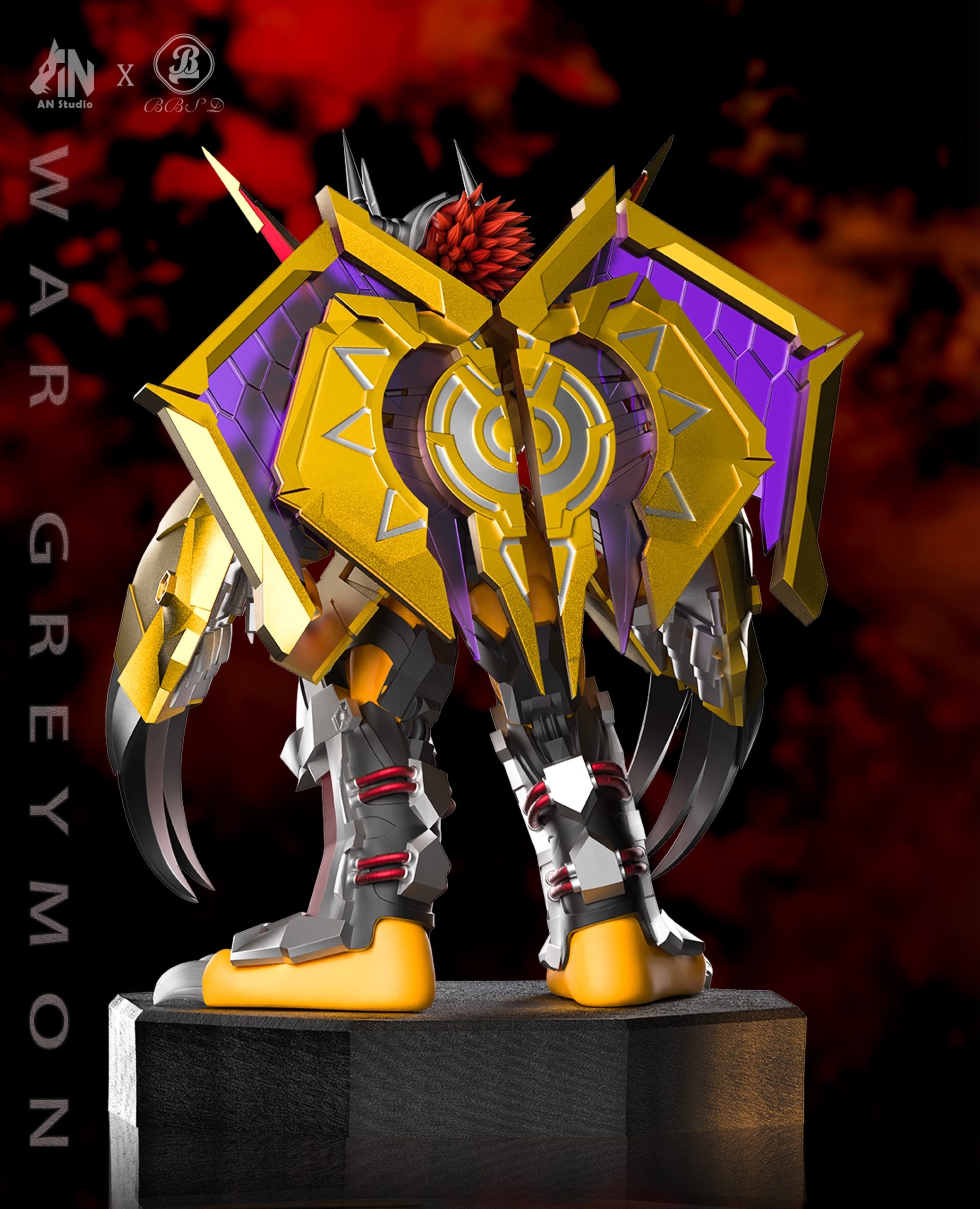 AN Studio & BBSD Studio - Digimon War Greymon & Black War Greymon