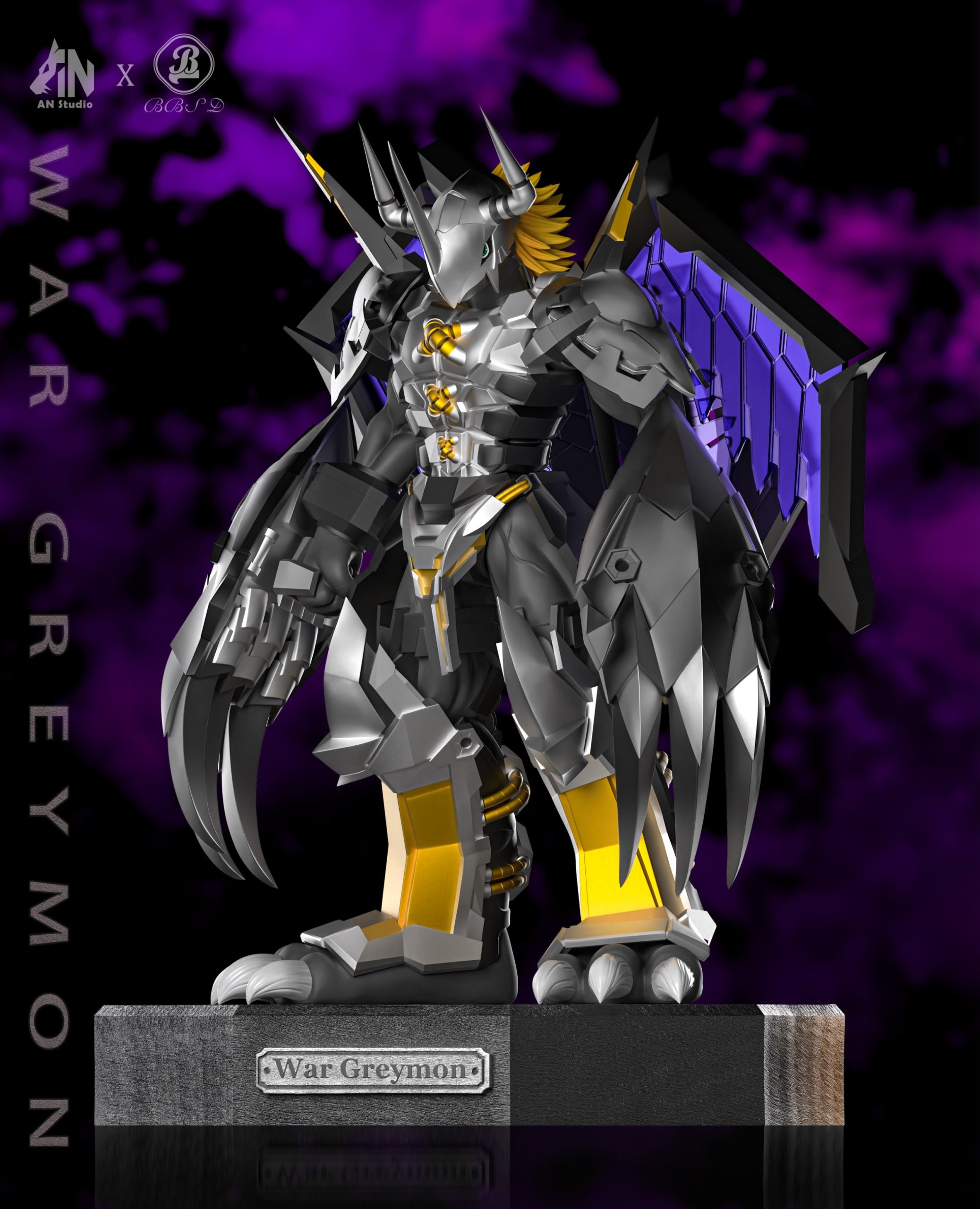 AN Studio & BBSD Studio - Digimon War Greymon & Black War Greymon