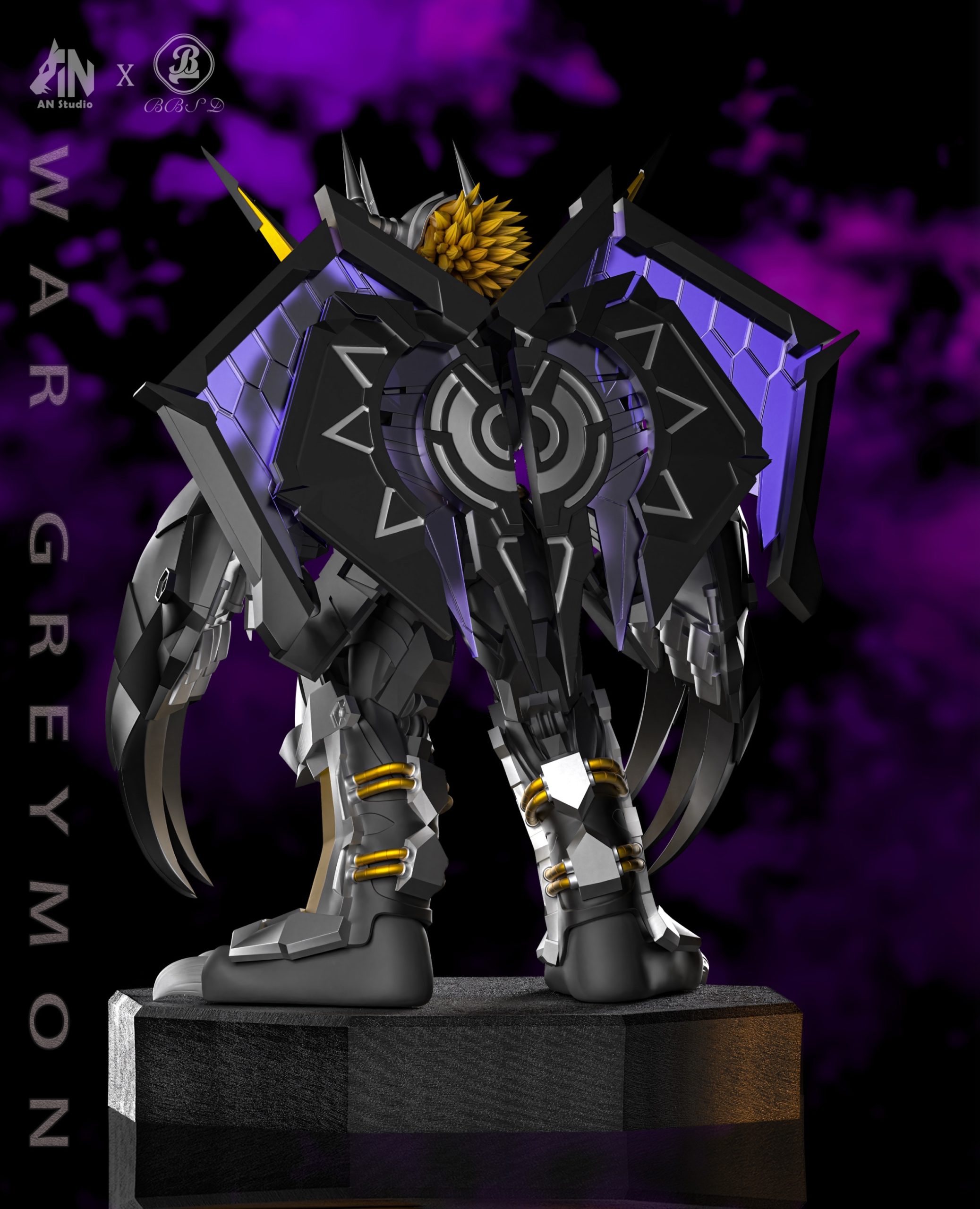 AN Studio & BBSD Studio - Digimon War Greymon & Black War Greymon