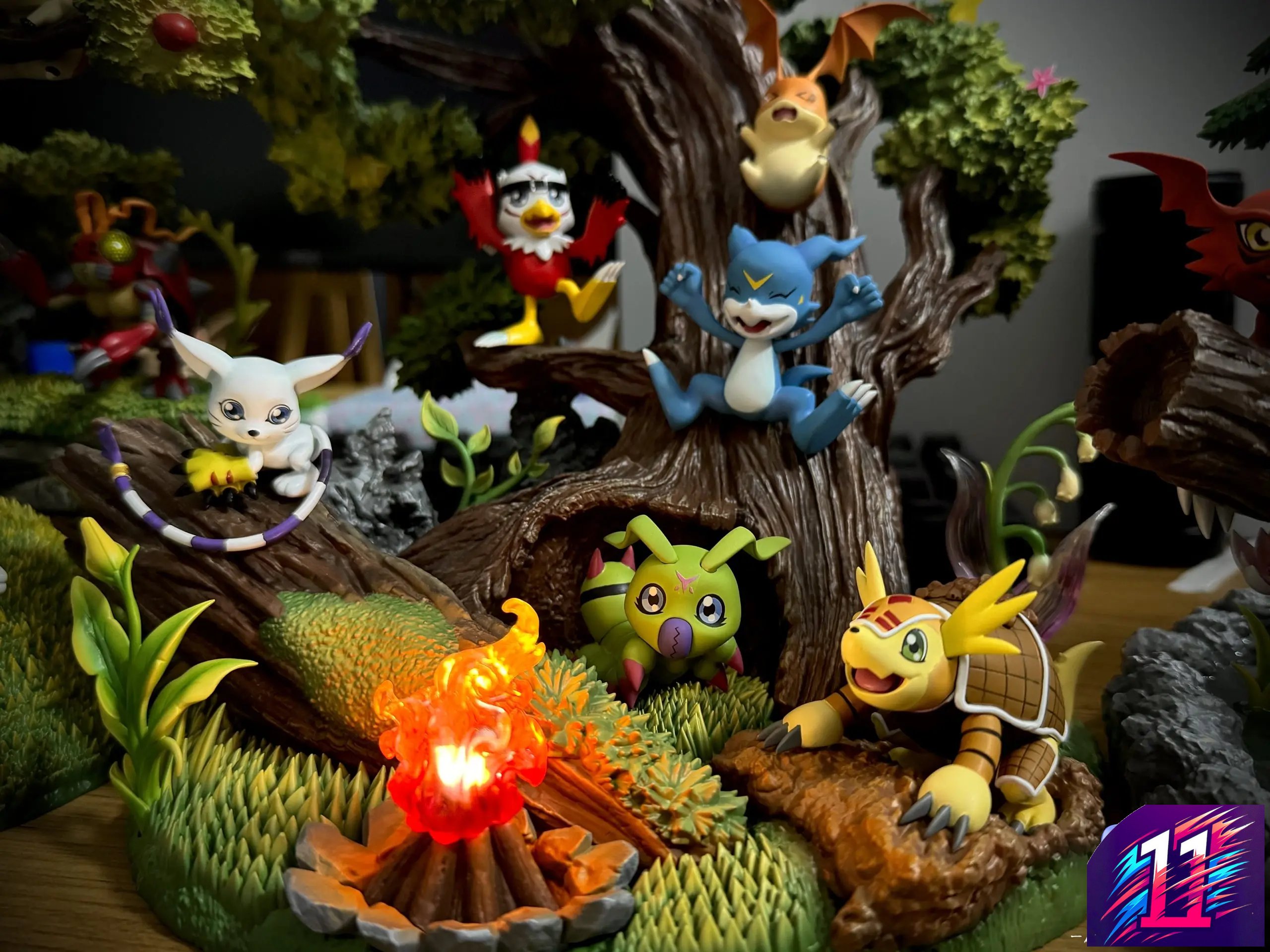 AN Studio - Digimon Tamers The Seven Main Characters Digimon