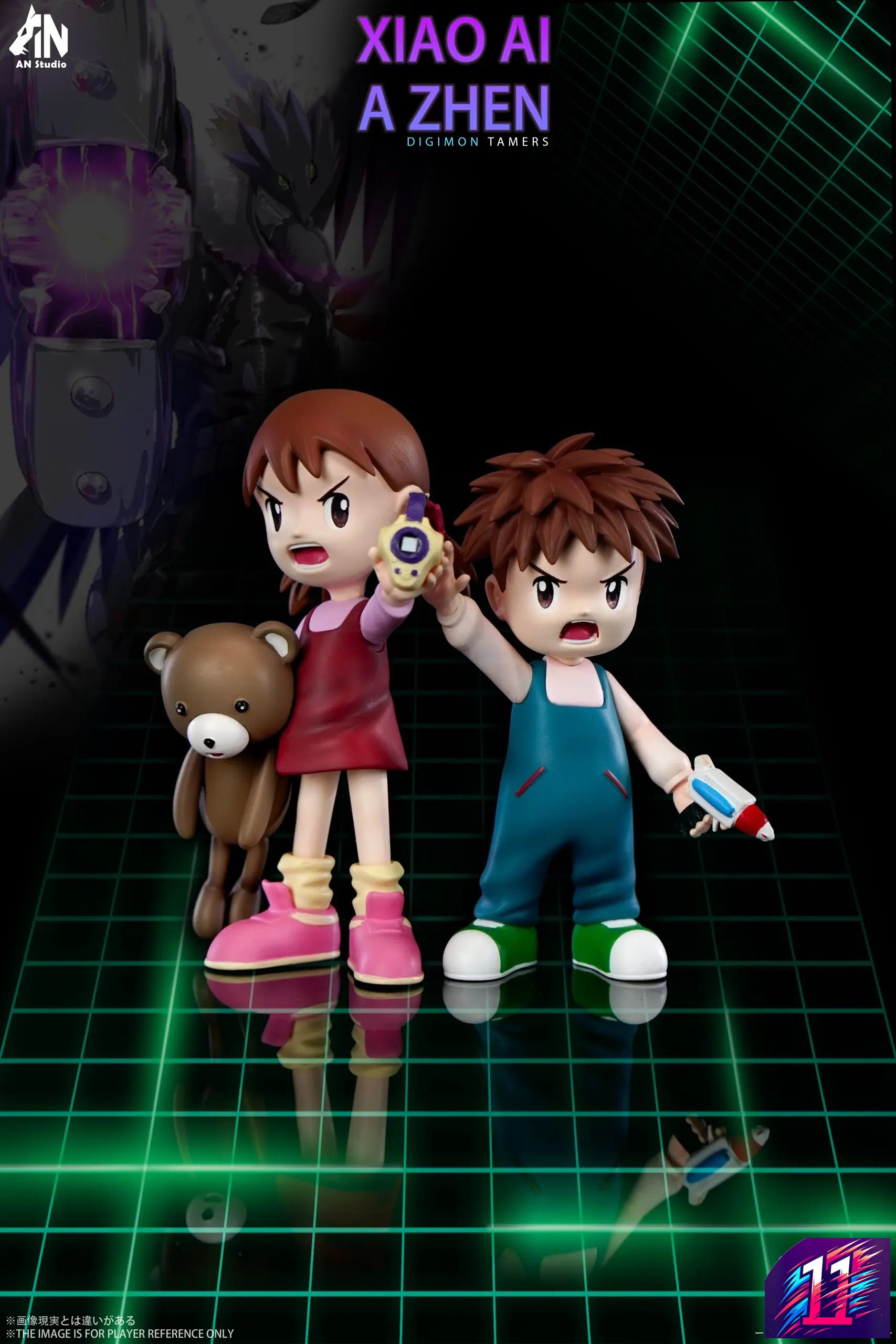 AN Studio - Digimon Tamers The Seven Main Characters Digimon