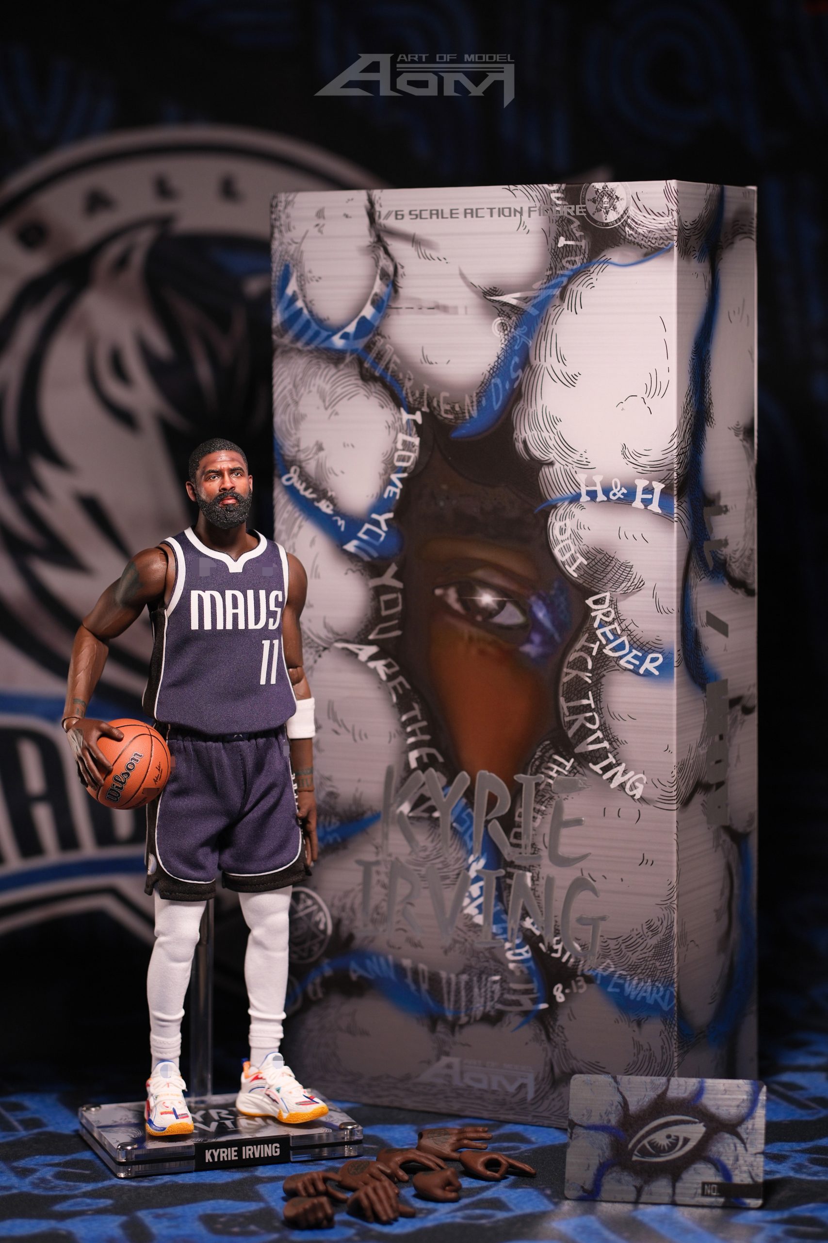 AOM TOYS Studio - NBA Aom16 Kyrie Andrew Irving Mavericks Playoff Set