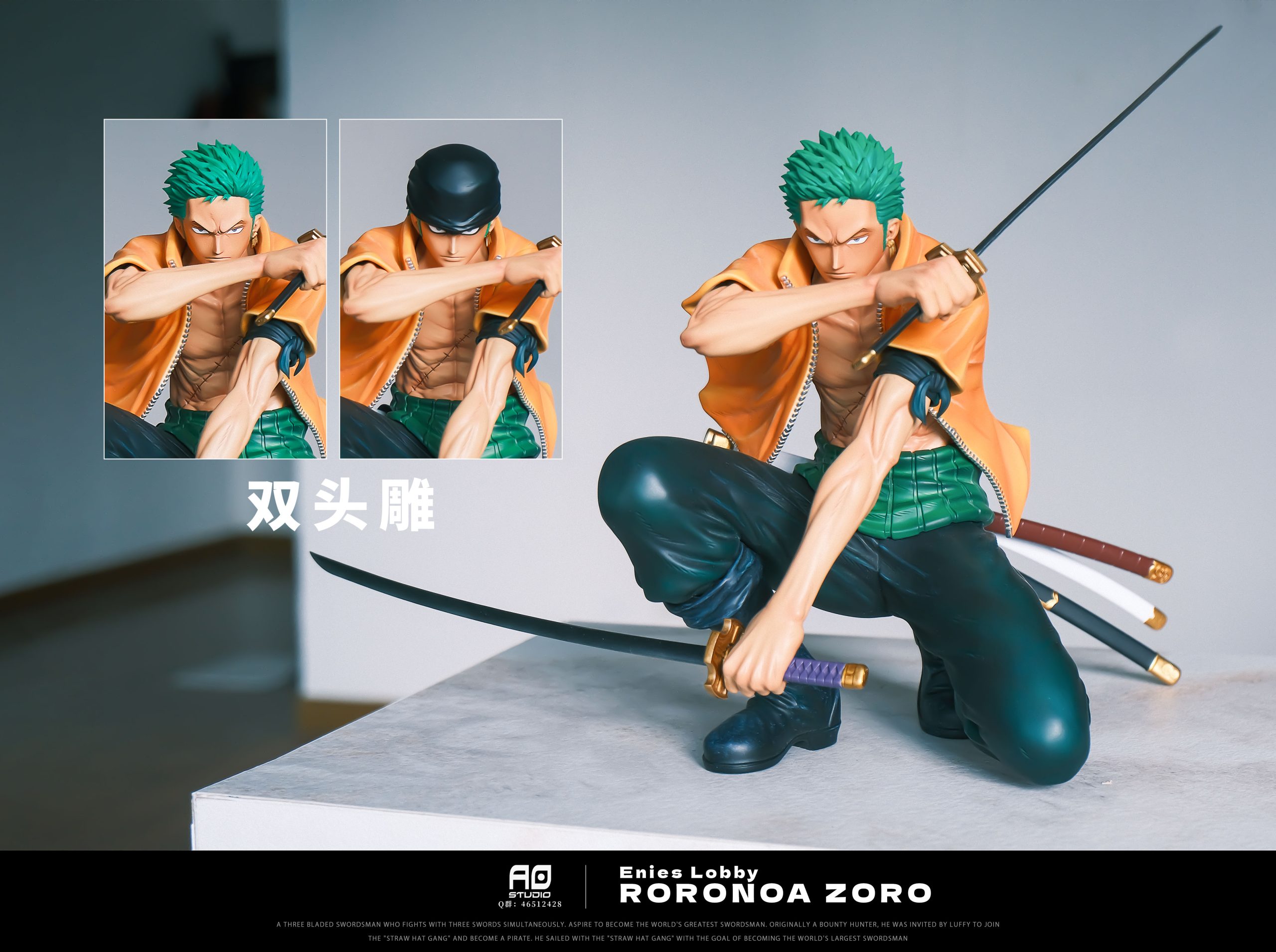 AO Studio - One Piece Enies Lobby Arc Roronoa Zoro