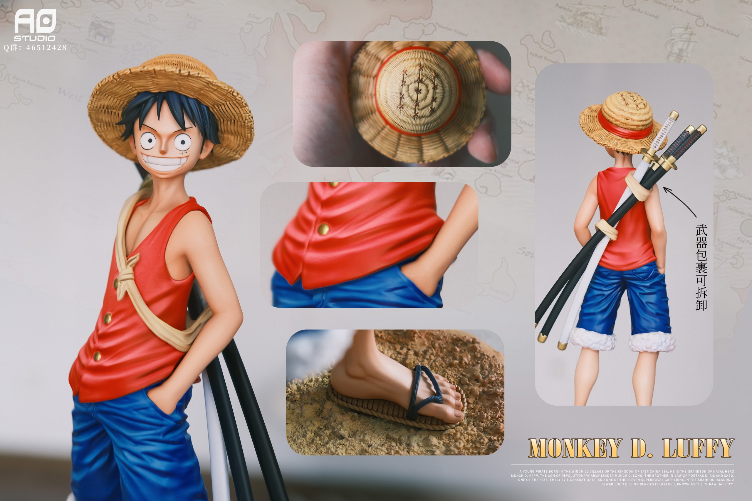 AO Studio - One Piece Pirate Series luffy