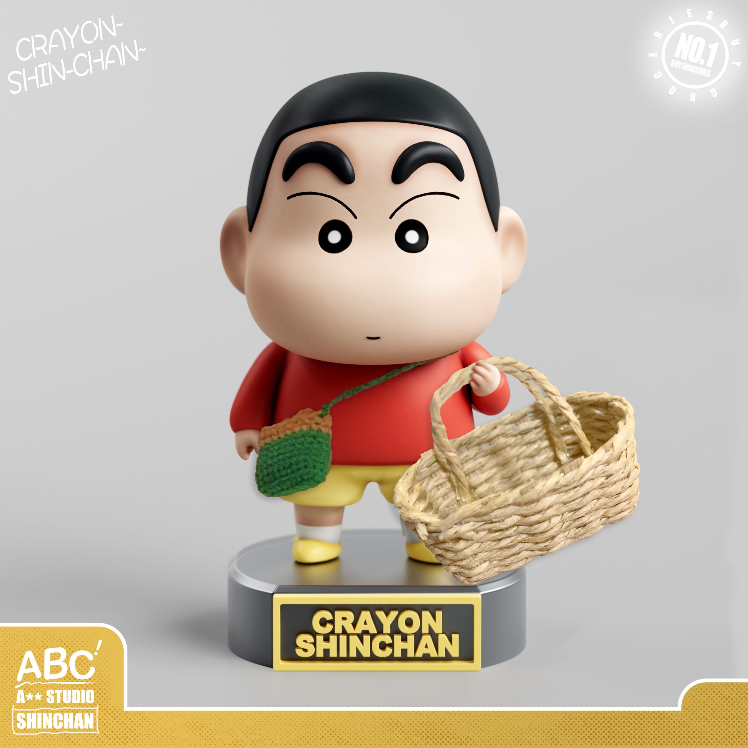ABC Studio - Crayon Shin-chan ABC Antique Crayon Shin-chan Series NO.1 Shopping Nohara Shinnosuke