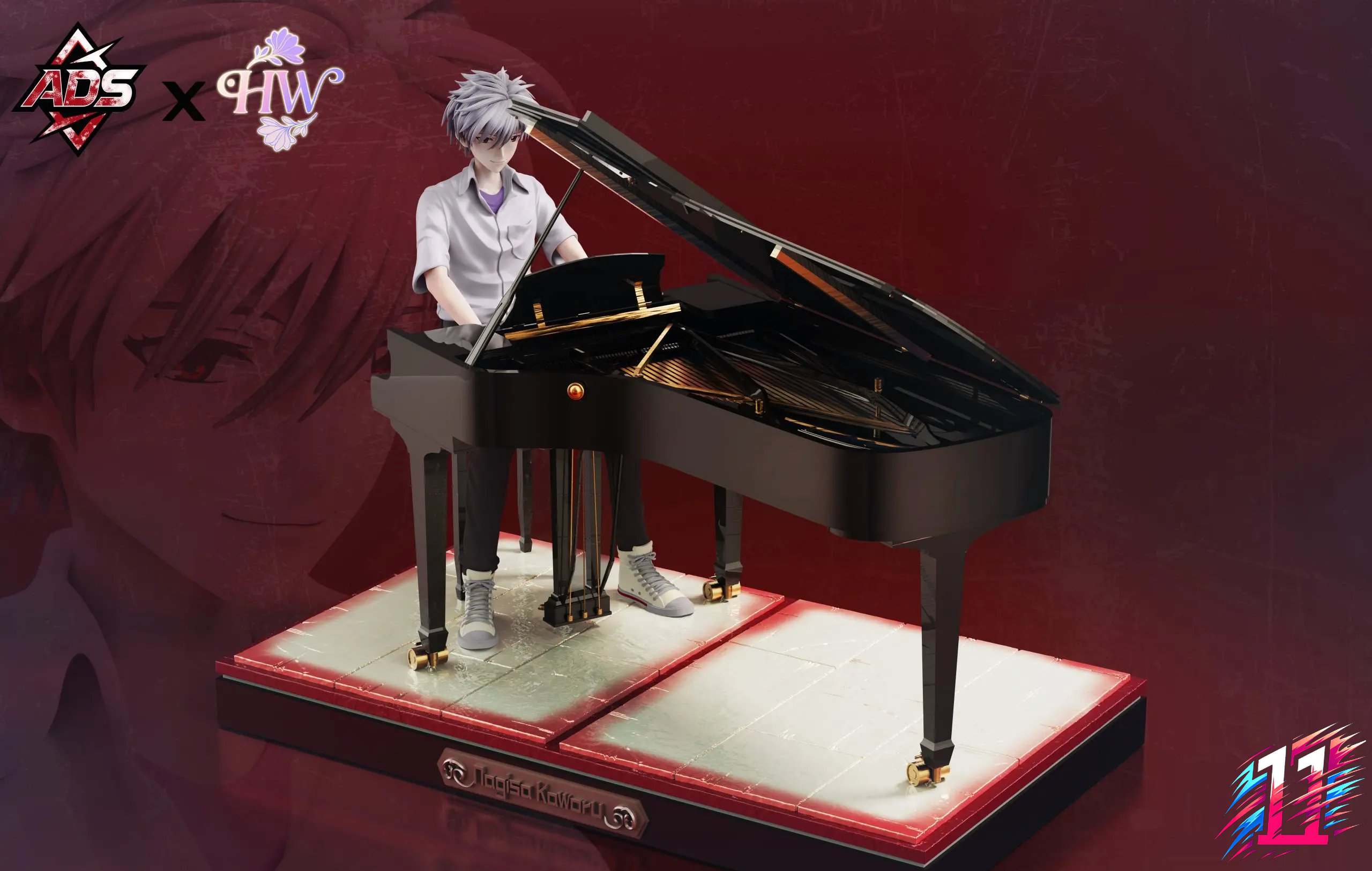 ADS Studio X HW Studio - Kaworu Playing the Piano Neon Genesis Evangelion