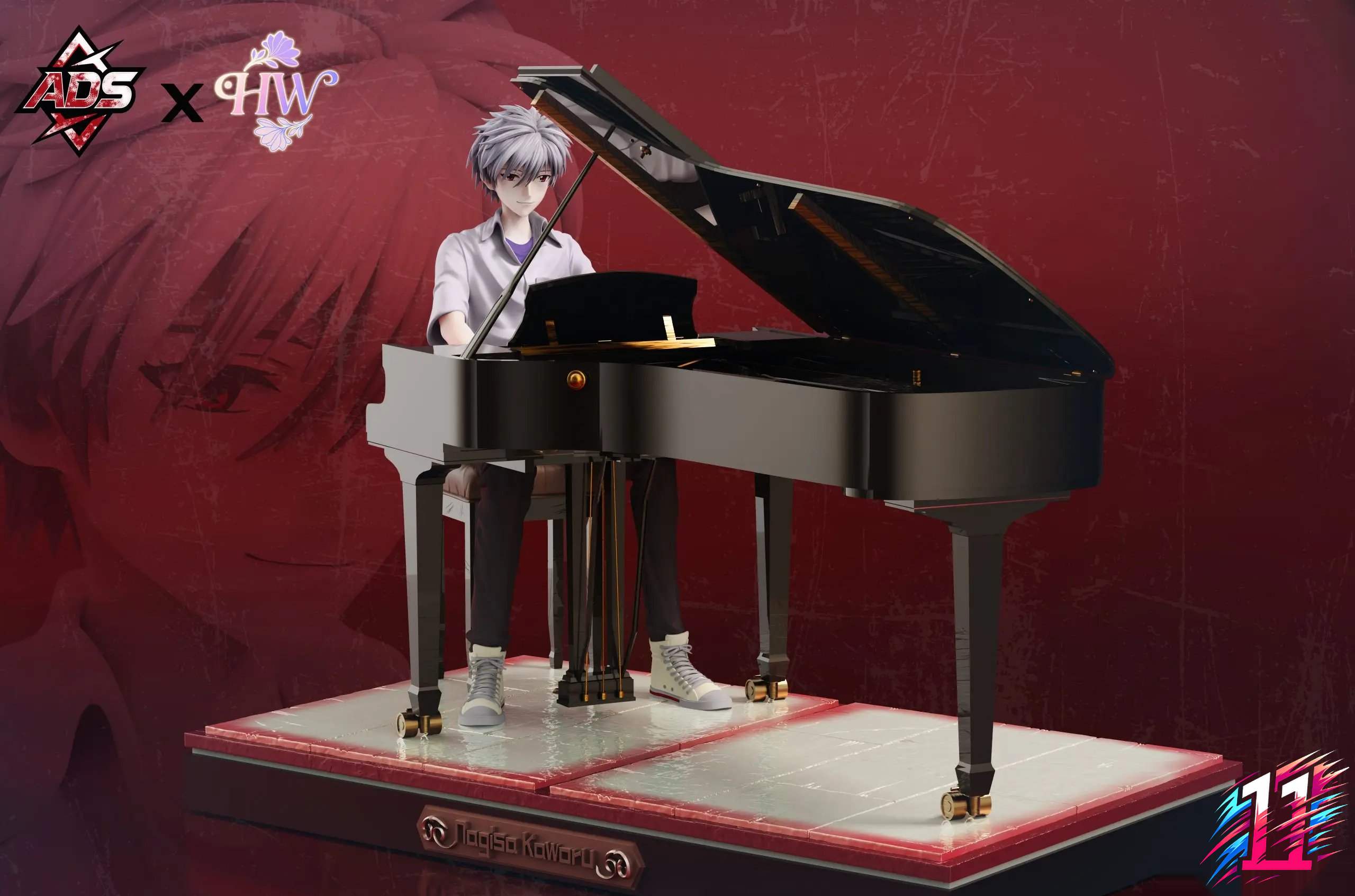 ADS Studio X HW Studio - Kaworu Playing the Piano Neon Genesis Evangelion
