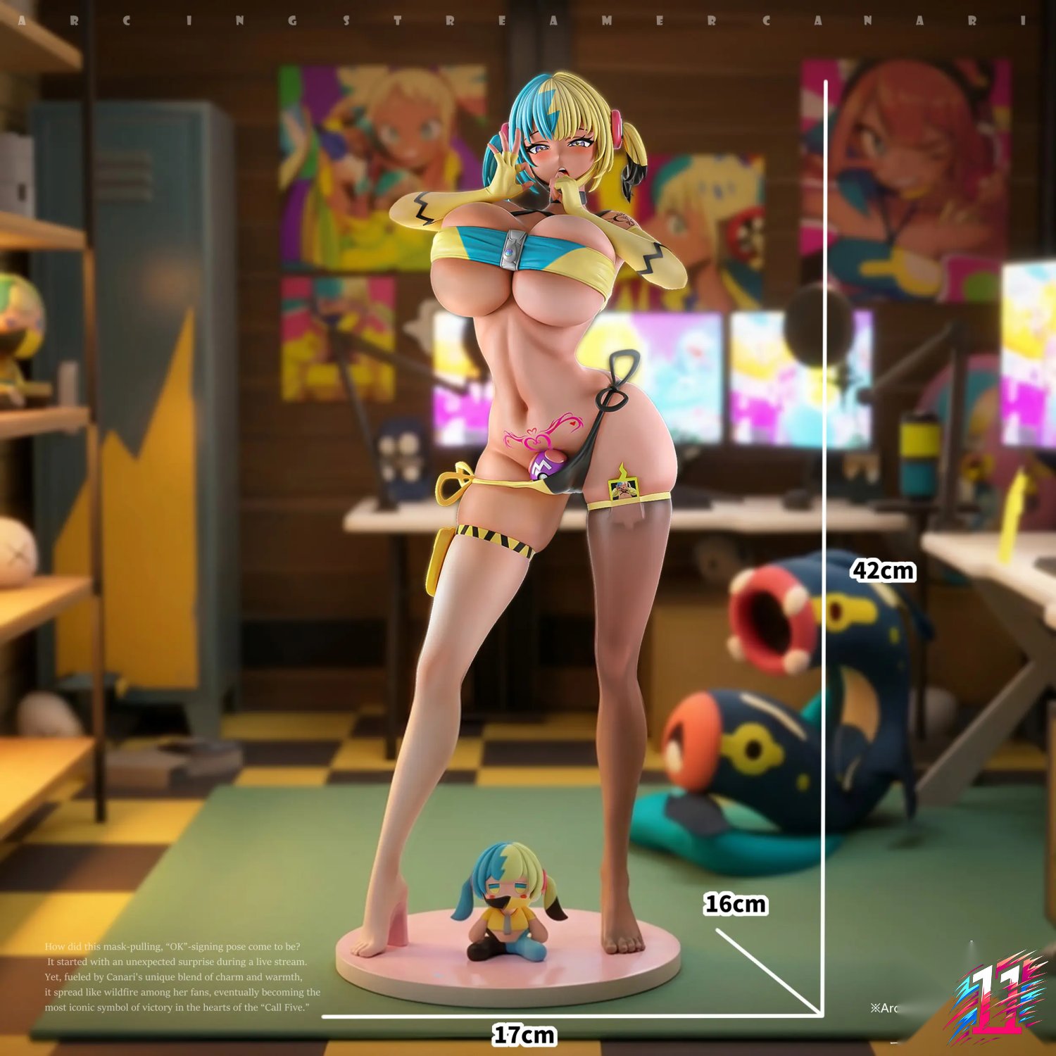 AGC Studio - Curvy Girl Canari Pokémon