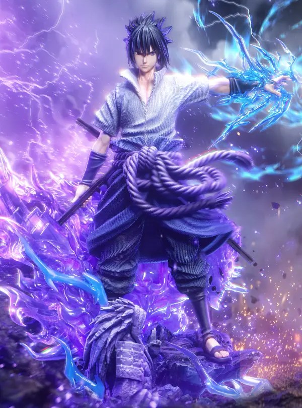 ATELIER DE KONOHA Studio - Naruto Light Sculpture Series Uzumaki Naruto & Uchiha Sasuke